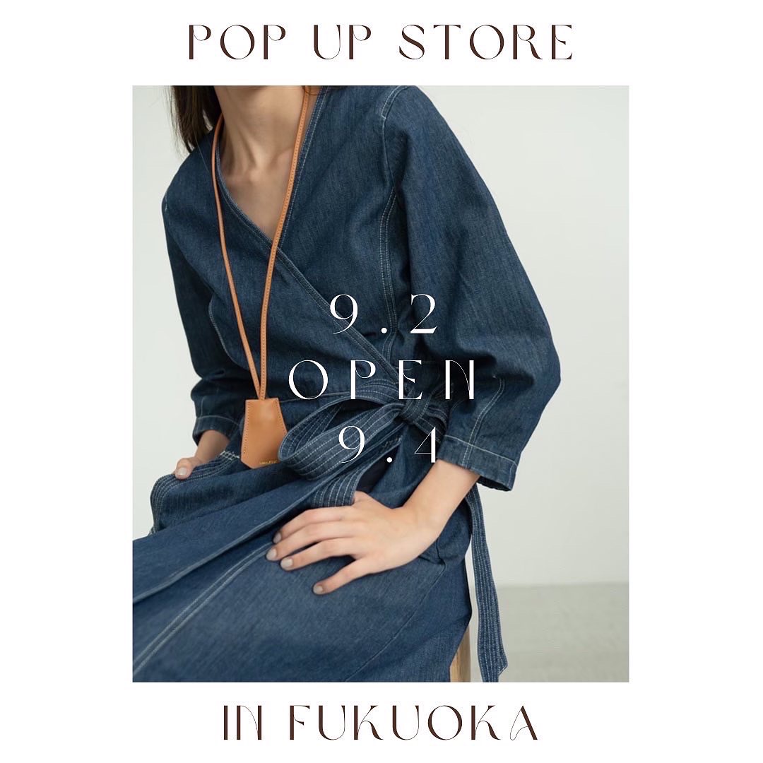 POP UP STORE in 福岡　9/2(金)～9/4(日)