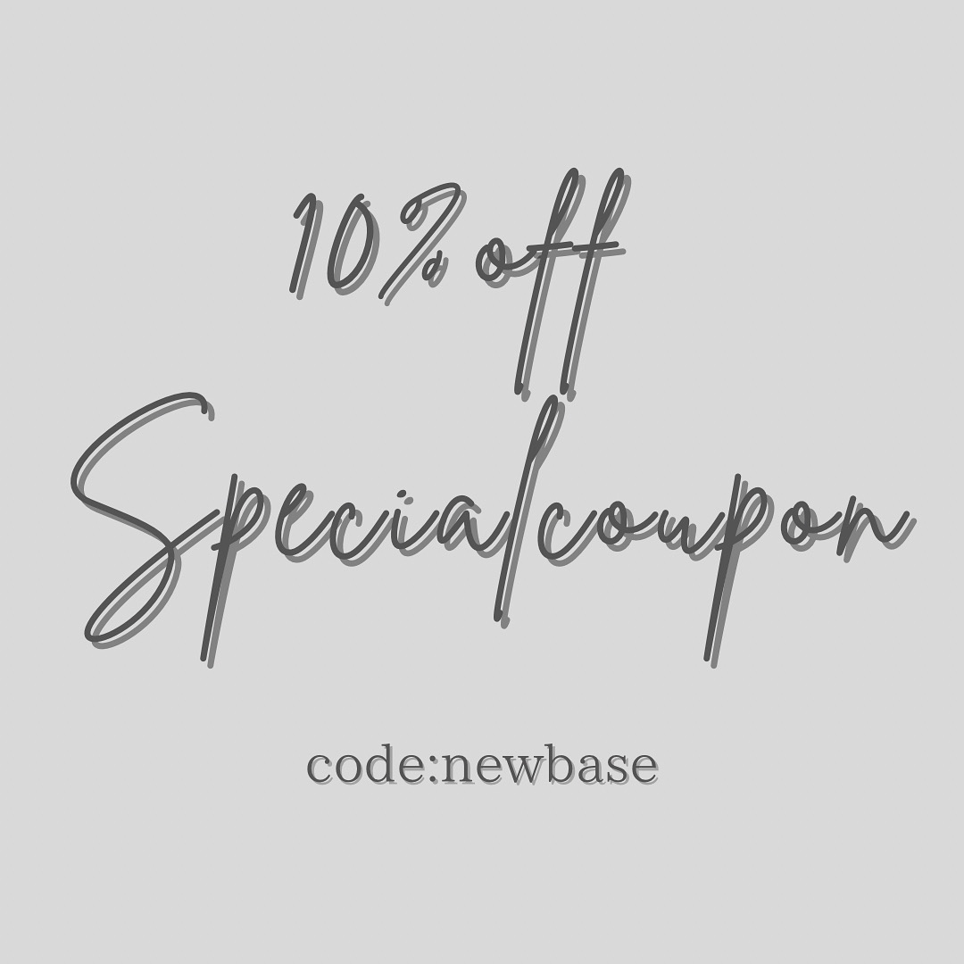 ⭐︎ addality  OPEN記念 ⭐︎ 10%OFF Special coupon！！