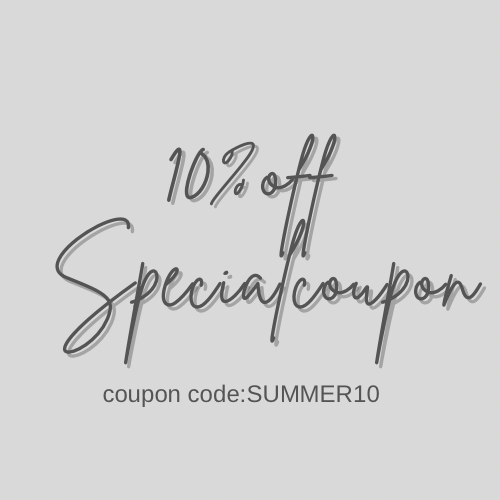 全商品対象！10%OFF サマークーポンのお知らせ