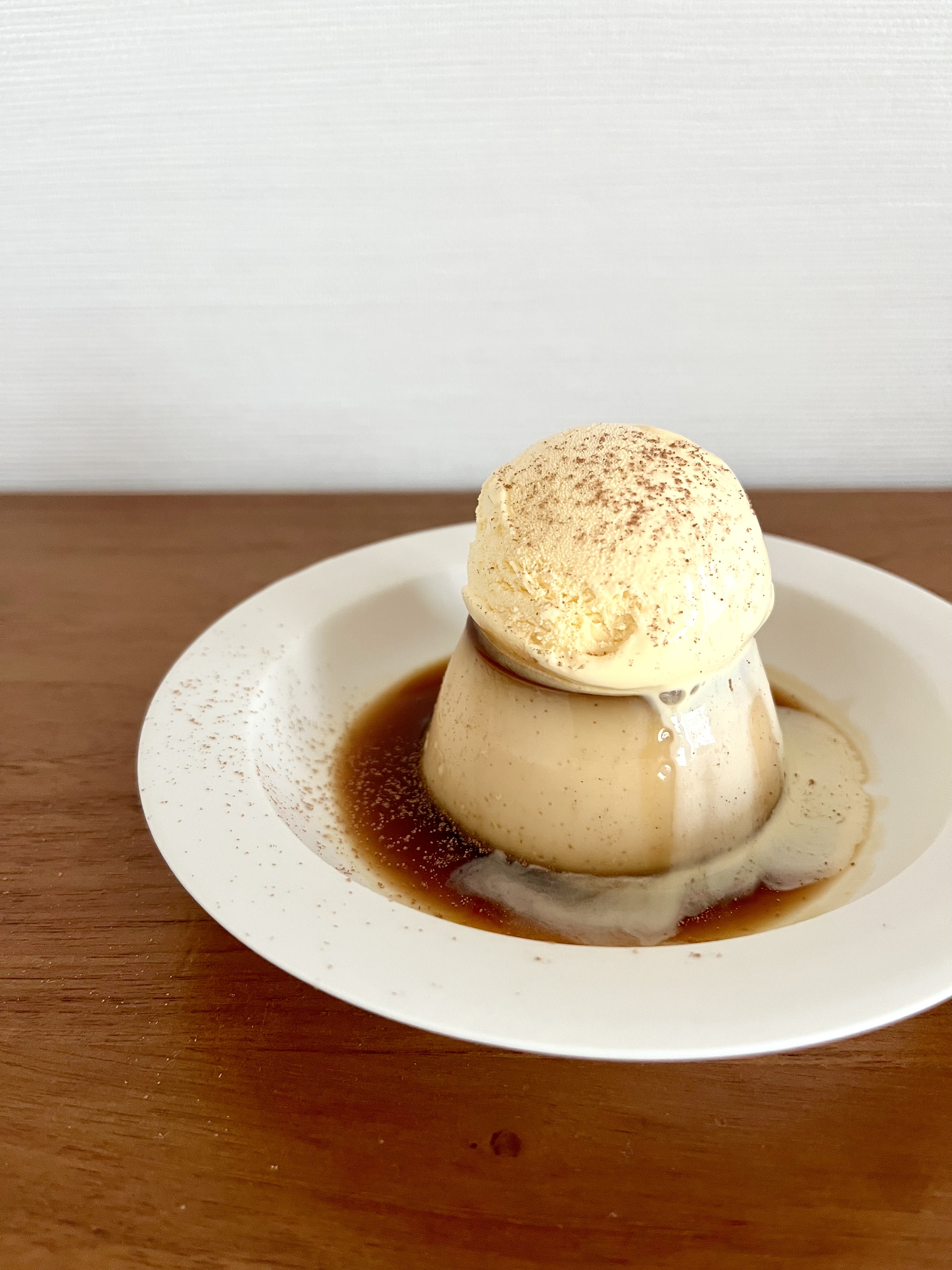 ［８月］みりんシロップで作る、喫茶店風レトロプリン