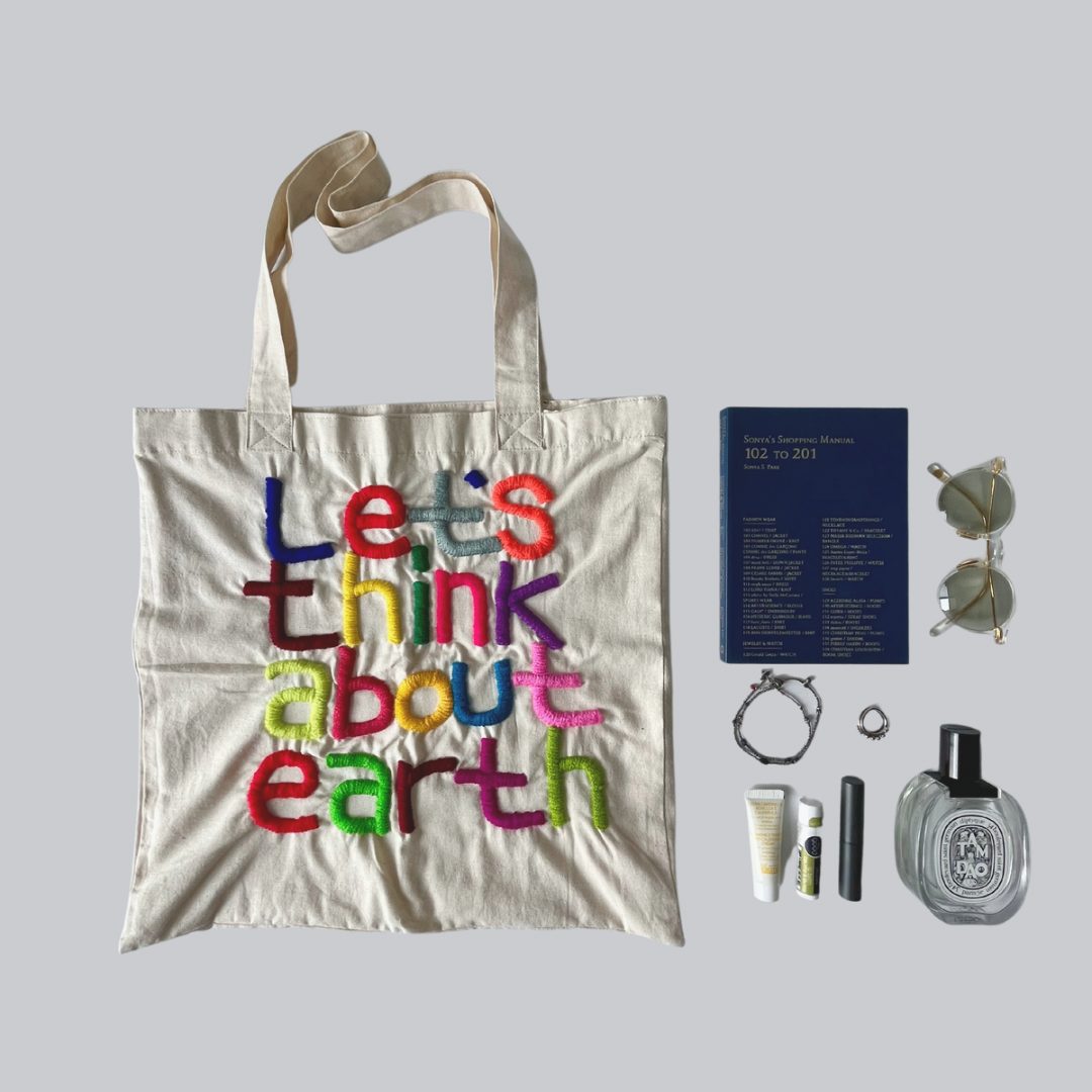 Renfuaの手刺繍エコバッグ