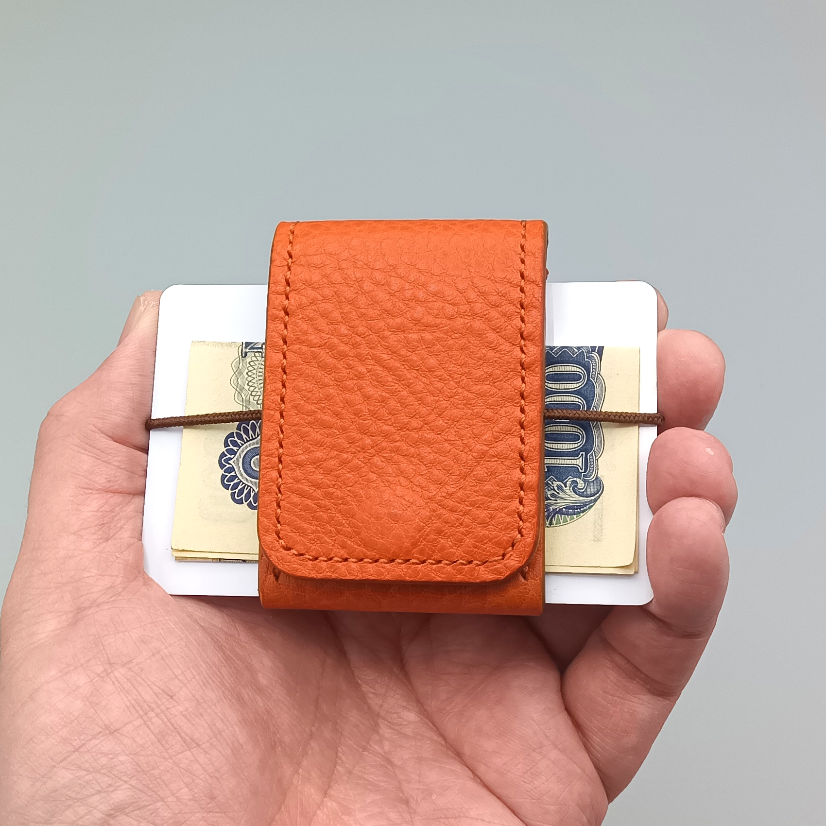 マネークリップ　refine　orange