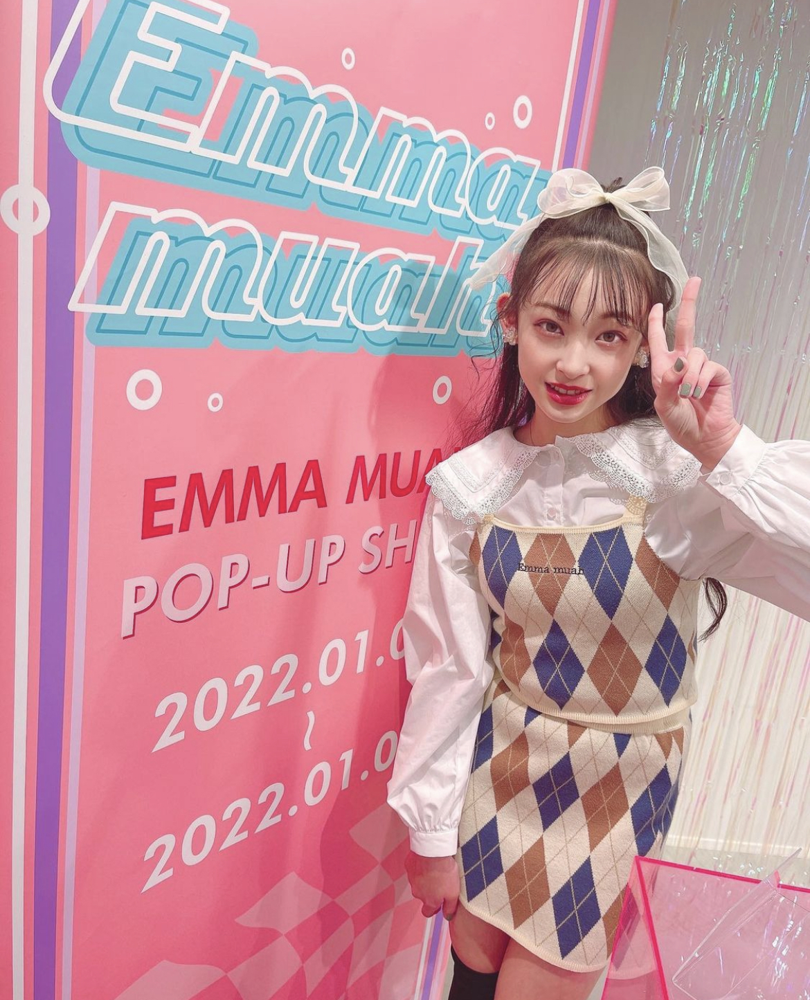Emma Muah POPUP STOREにてご着用頂きました!