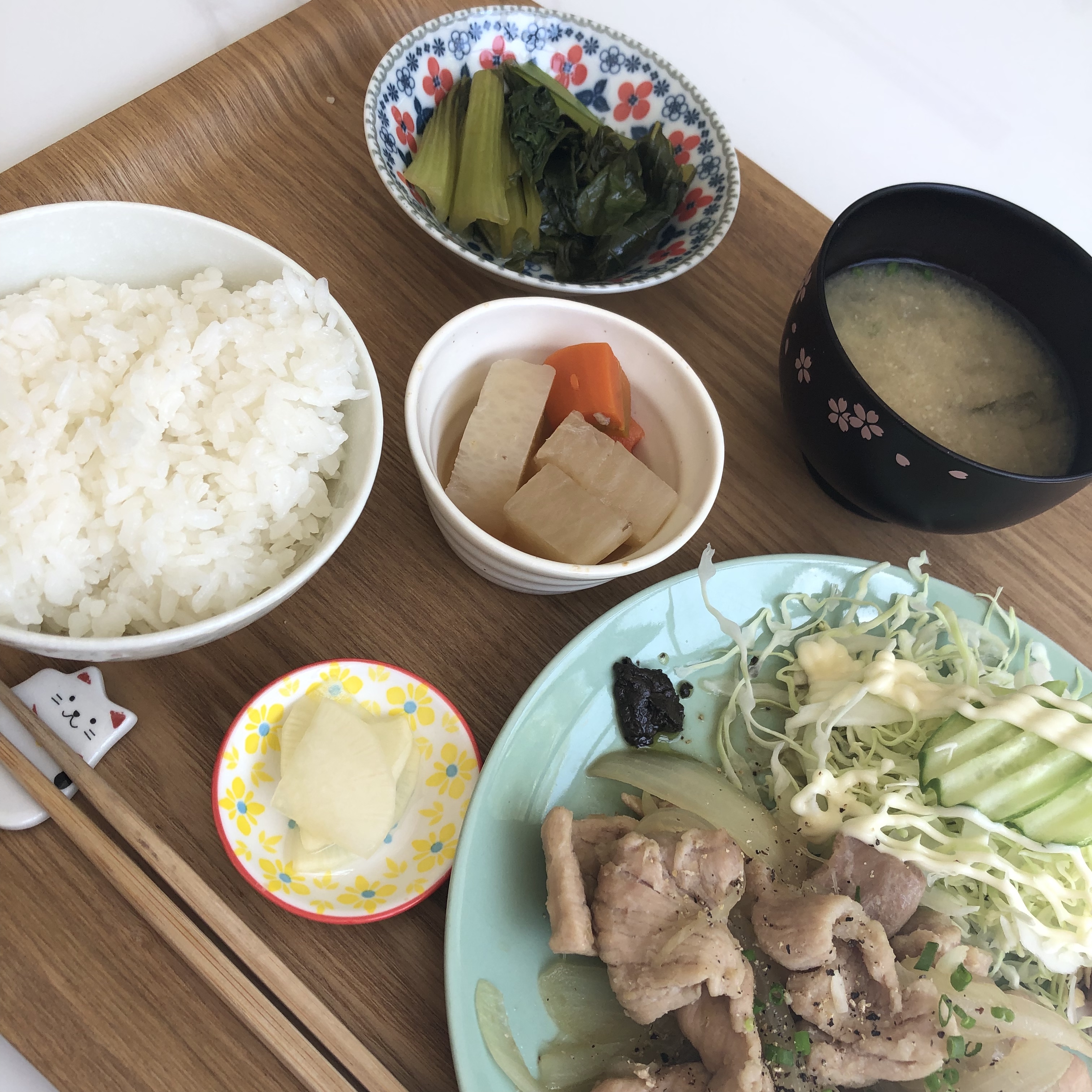 生姜焼きにも胡椒！！