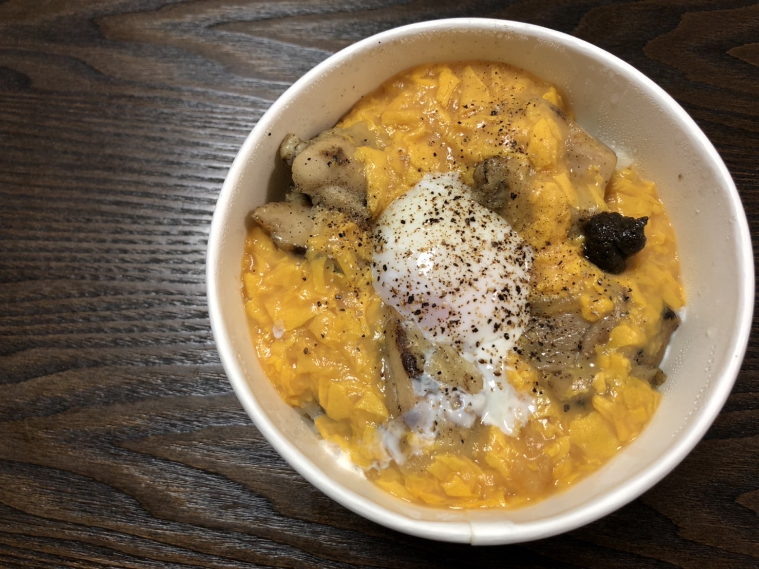 親子丼にトッピング