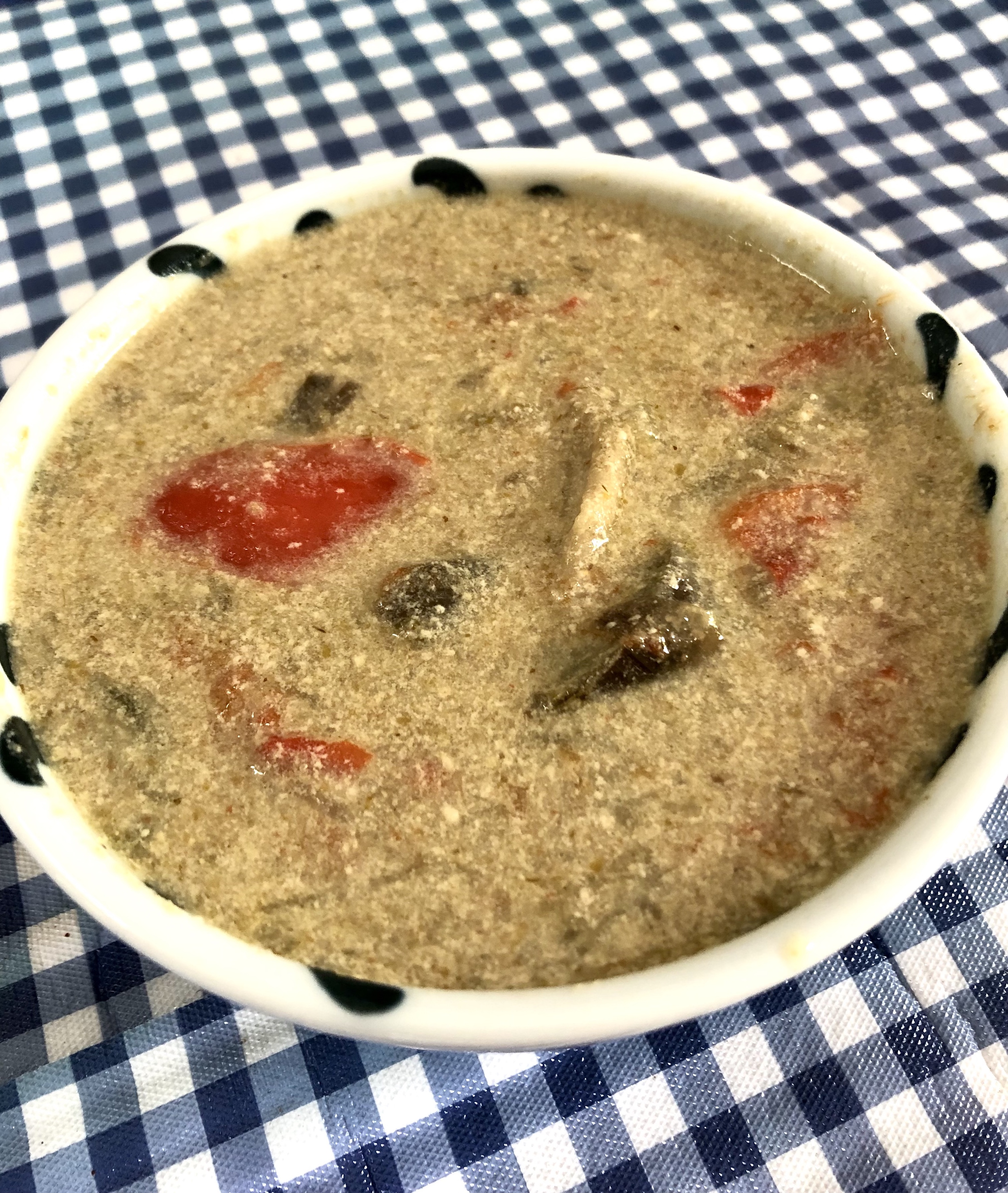 グリーンカレーにカッシュパウダー入れて作ってみた