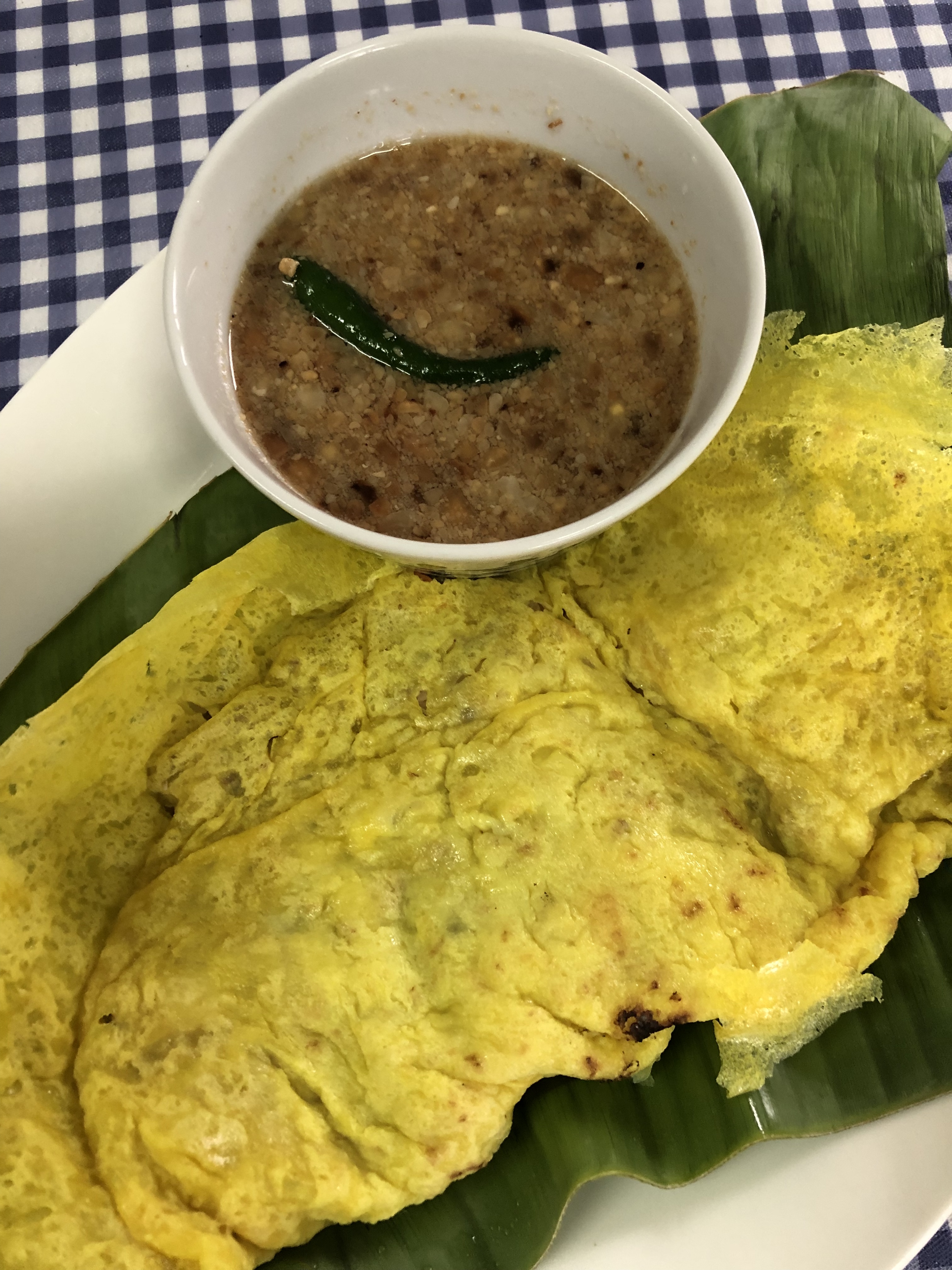 カンボジアのお好み焼き