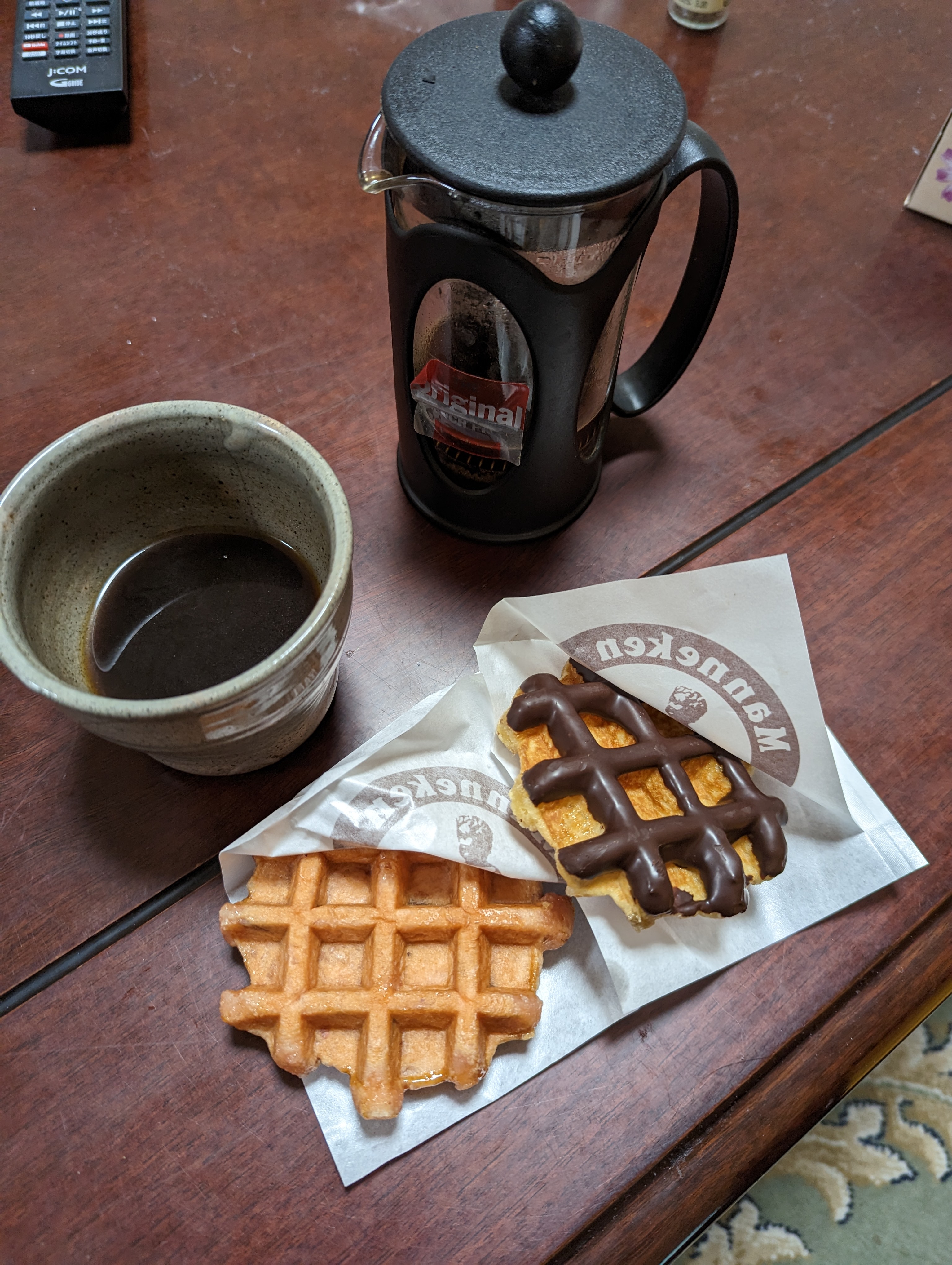 今回のコーヒーはニカラグア(深煎り)