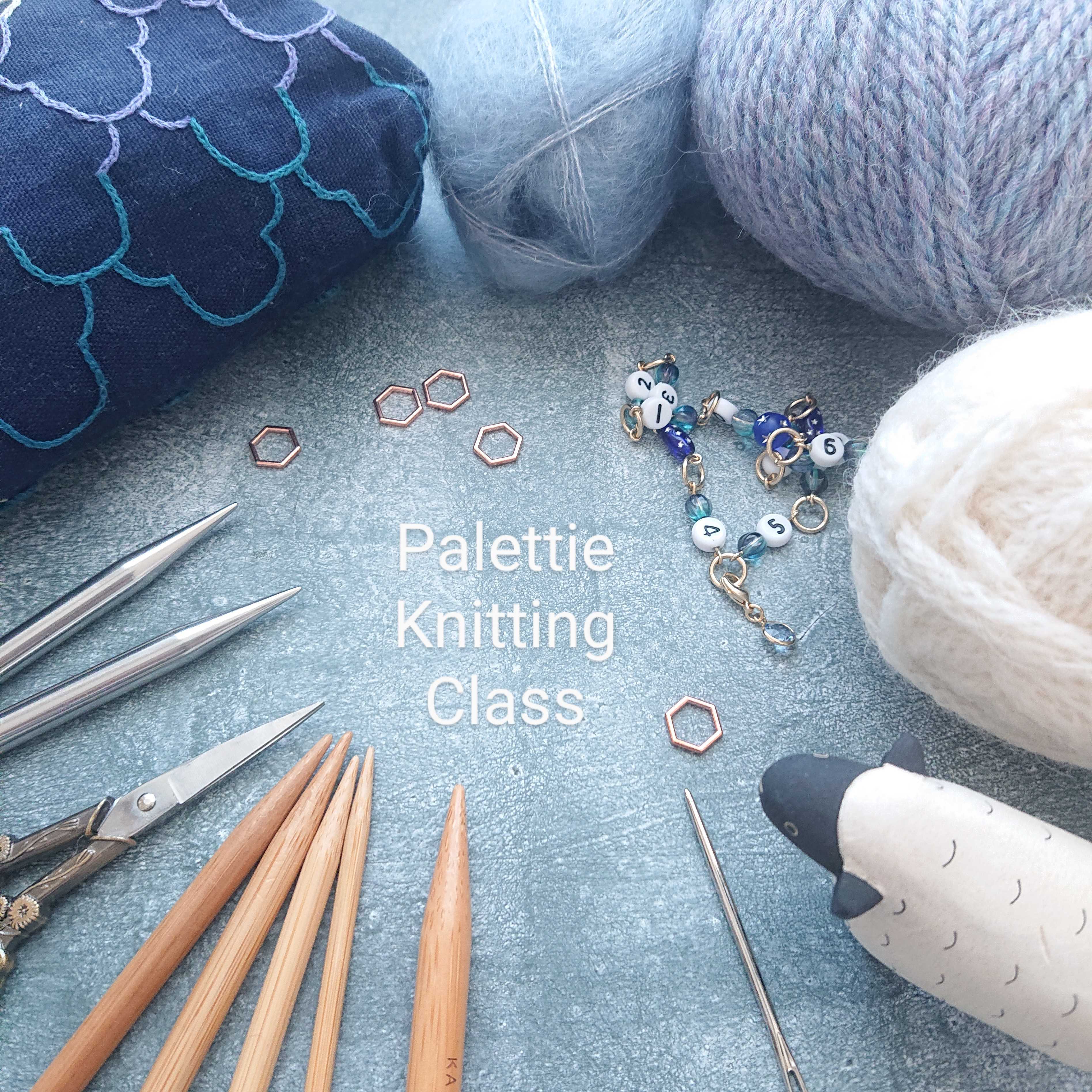 「Knitting Class」（Palettie 編み物 Class)の2月の予定