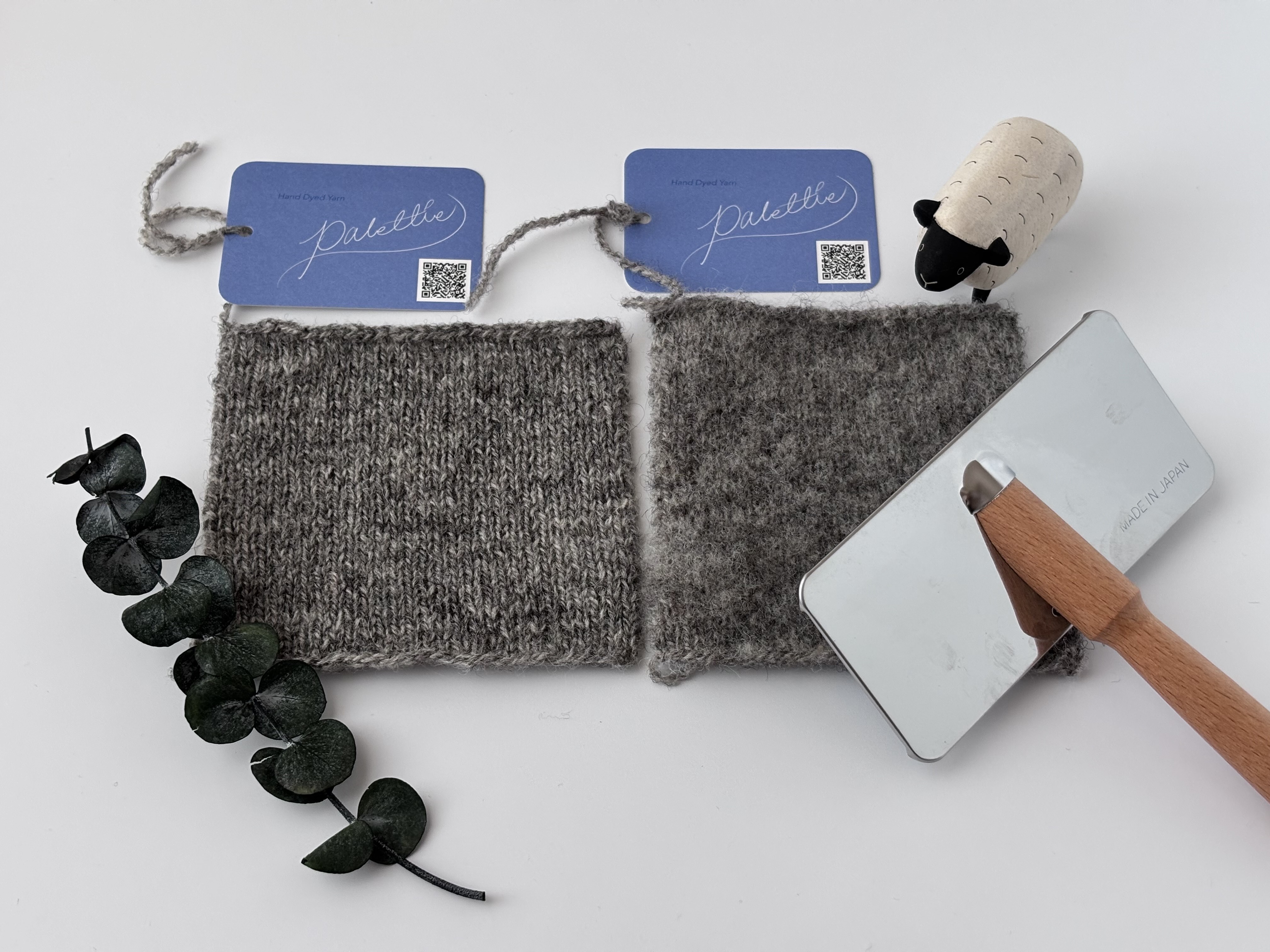 シャギードッグ（起毛）加工用の道具例