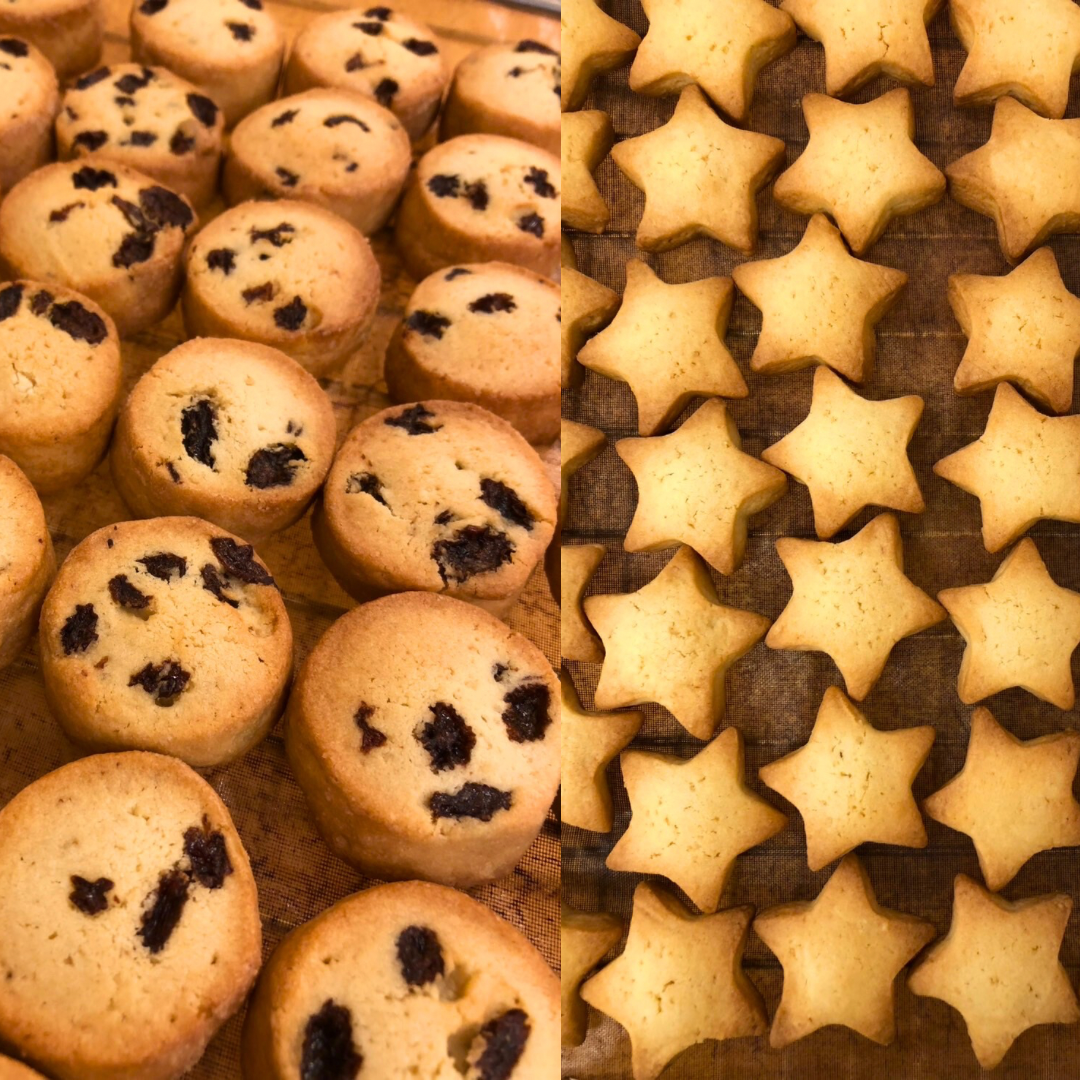 プレーンクッキー&チョコチップクッキー