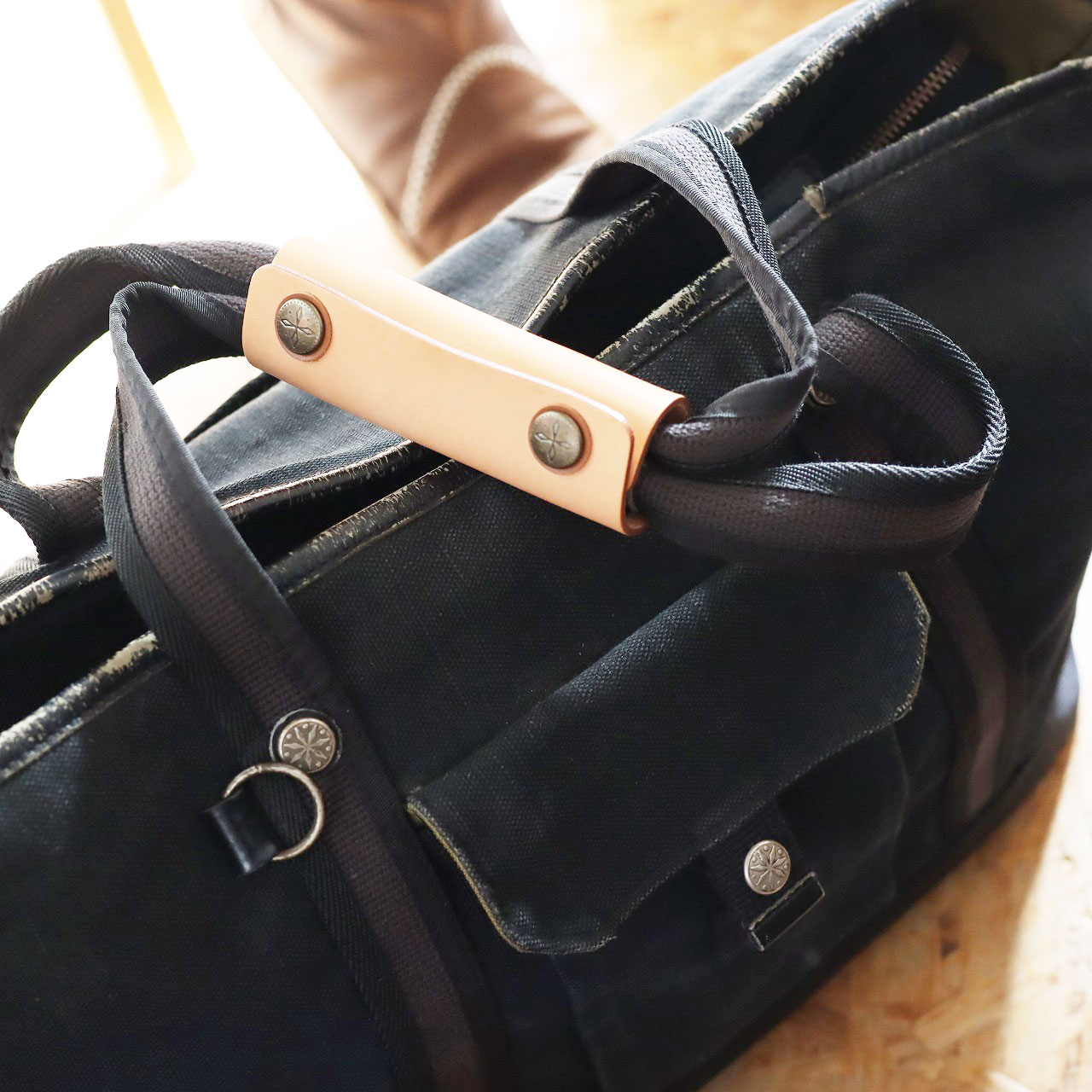 Leather handle cover レザー ハンドルカバー