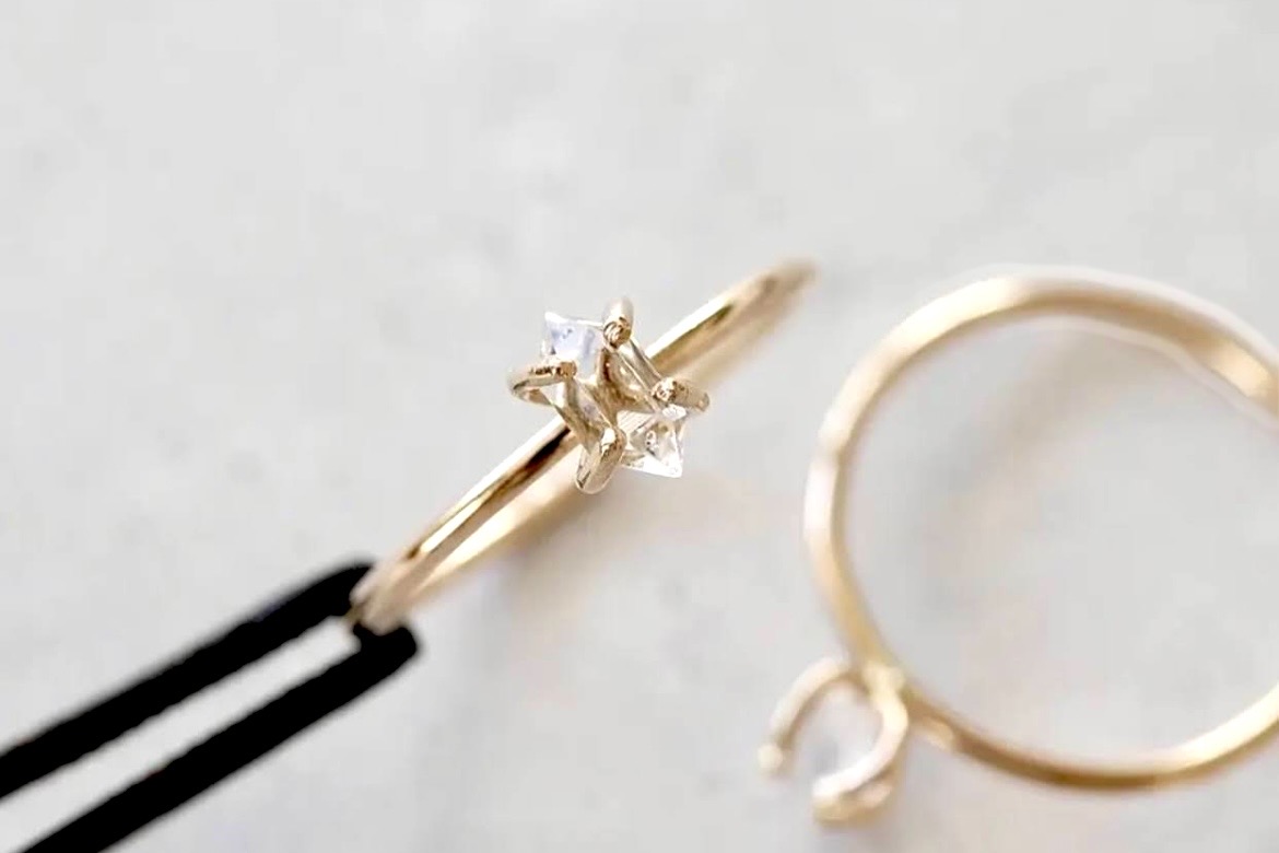 金属アレルギーの私が彫金を始めた理由｜14kgfと天然石の一点物La nature