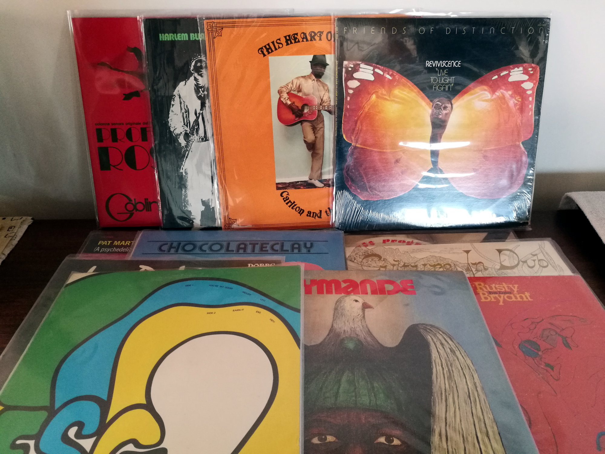 今年販売できなかったレコードを並べてみました