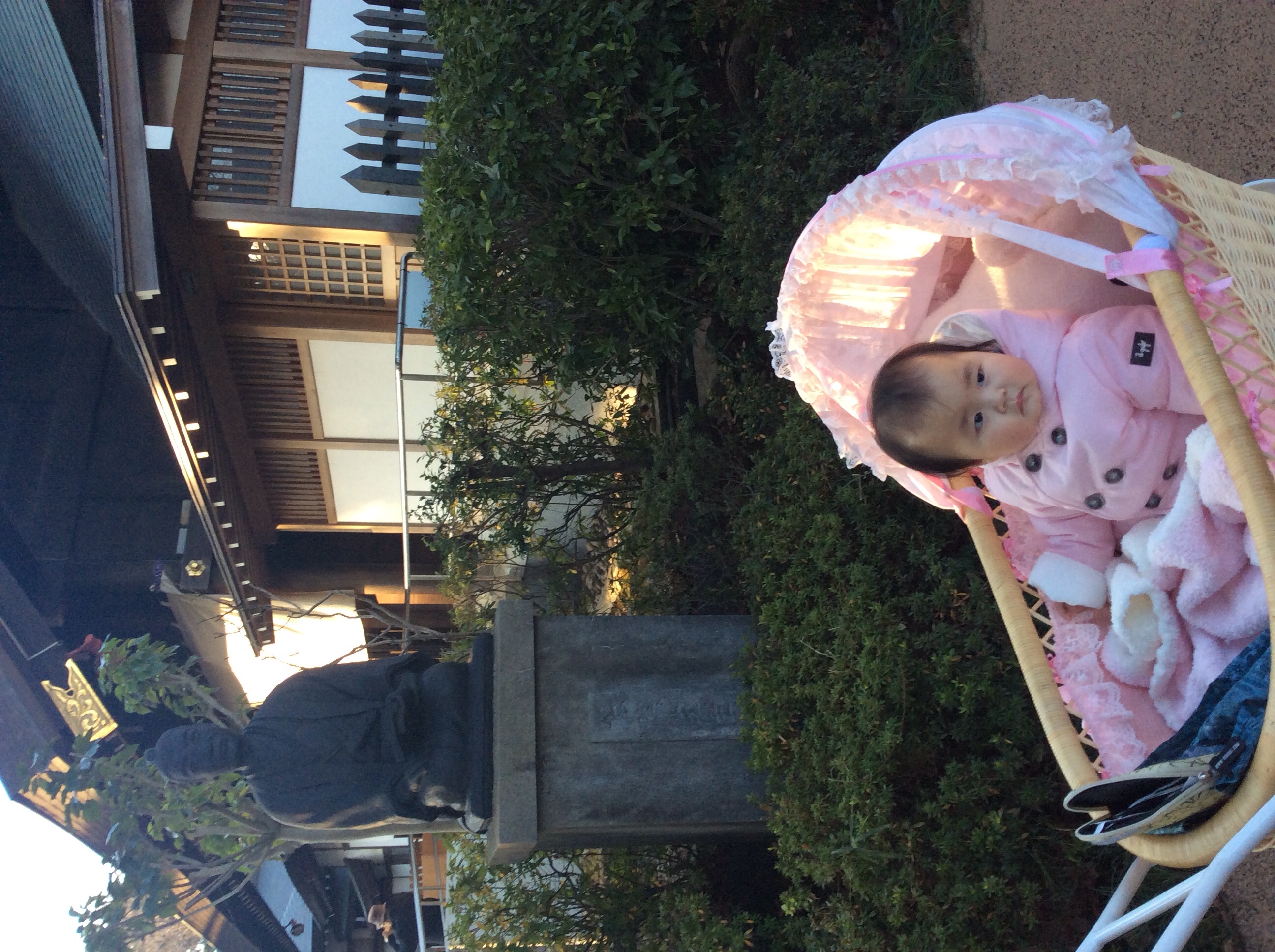 松陰神社に初詣でに行きました。