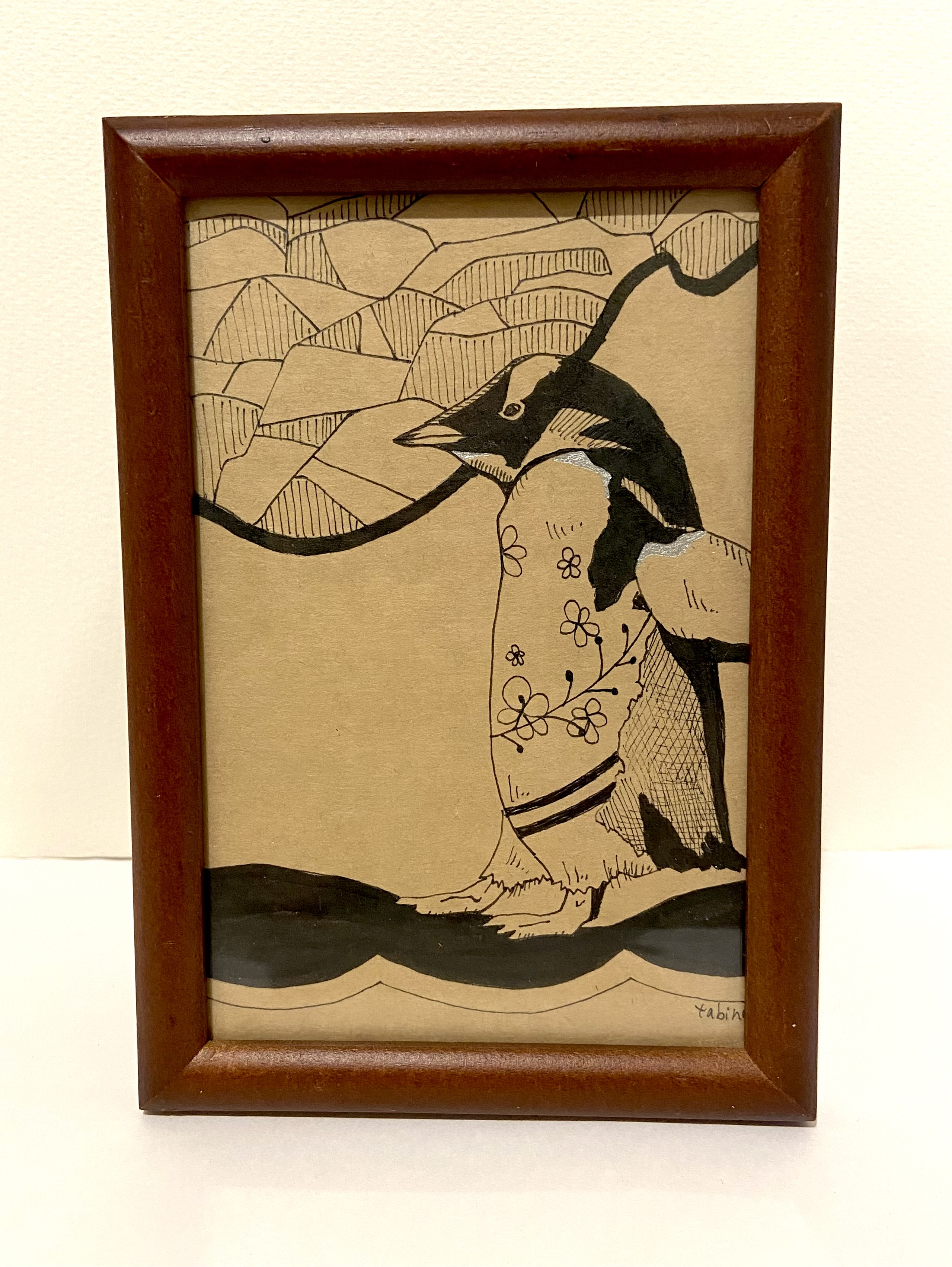 ペン画作品一点、追加いたしました。