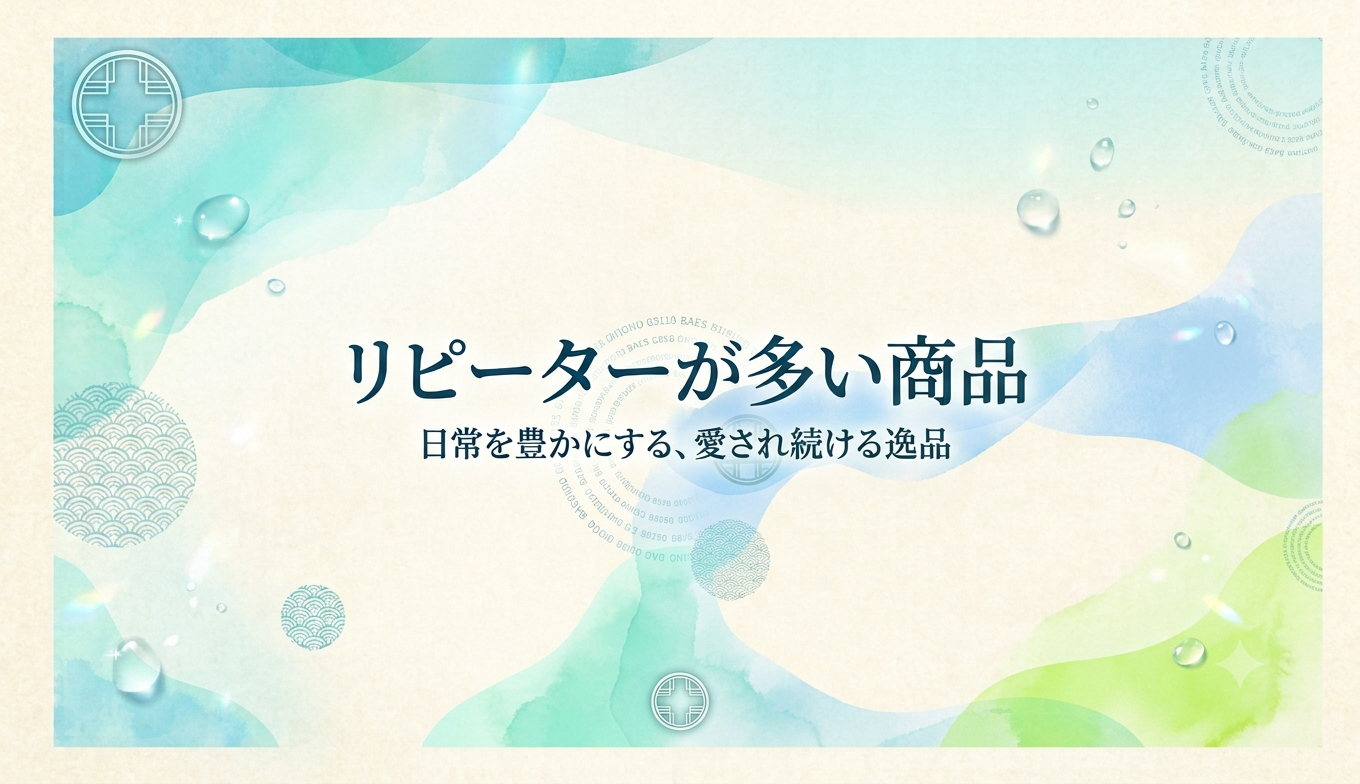 リピートが多い商品