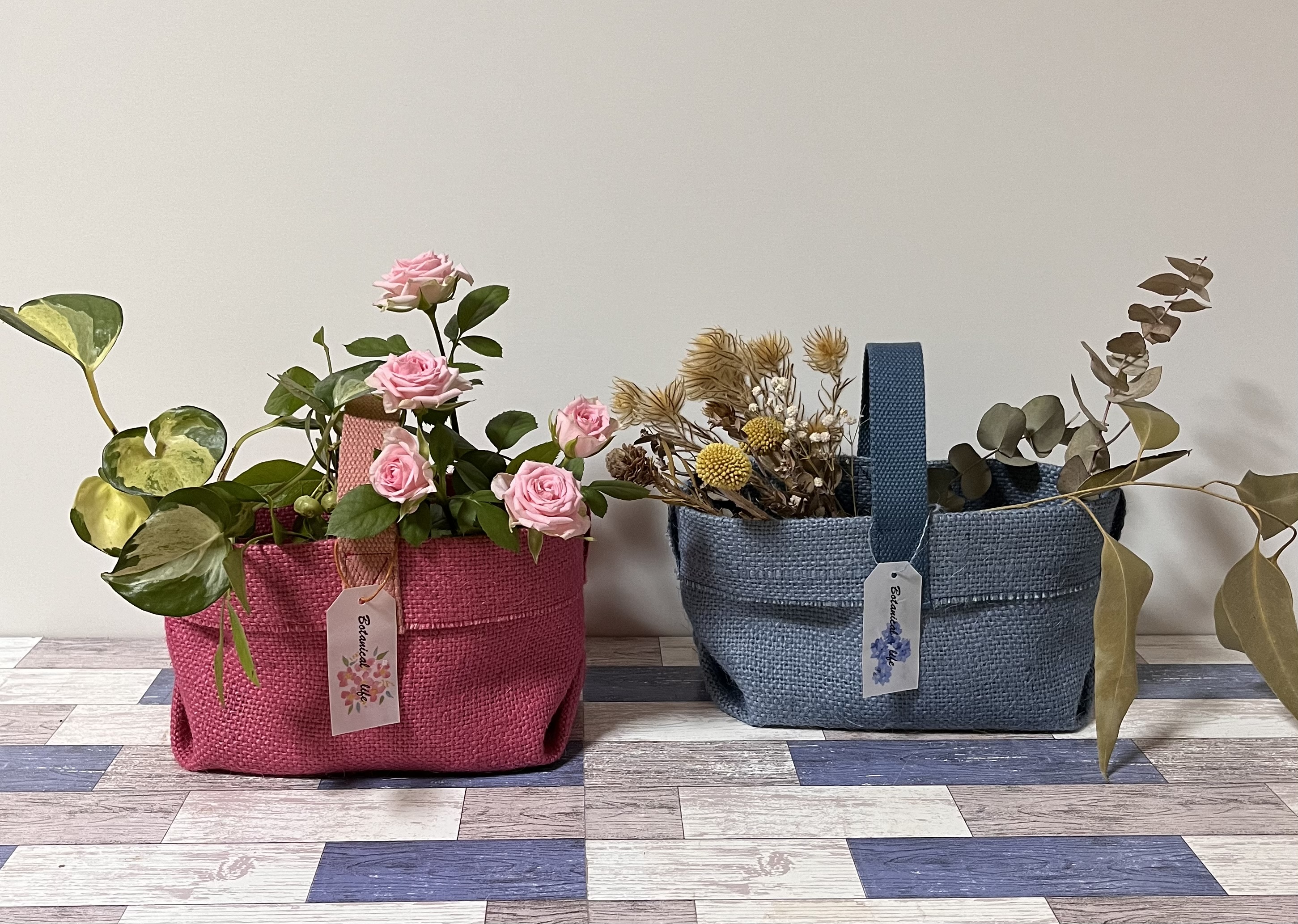 色付きドライフラワーバッグ