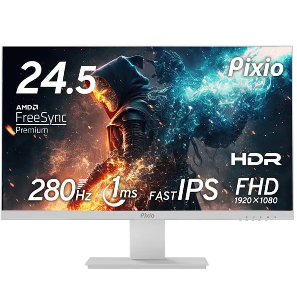【競技性重視】Pixio PX259 Prime White：240Hz/1msの圧倒的アドバンテー