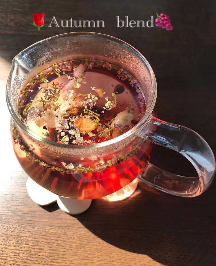 鮮やかredのautumn blendが今年もはじまりました