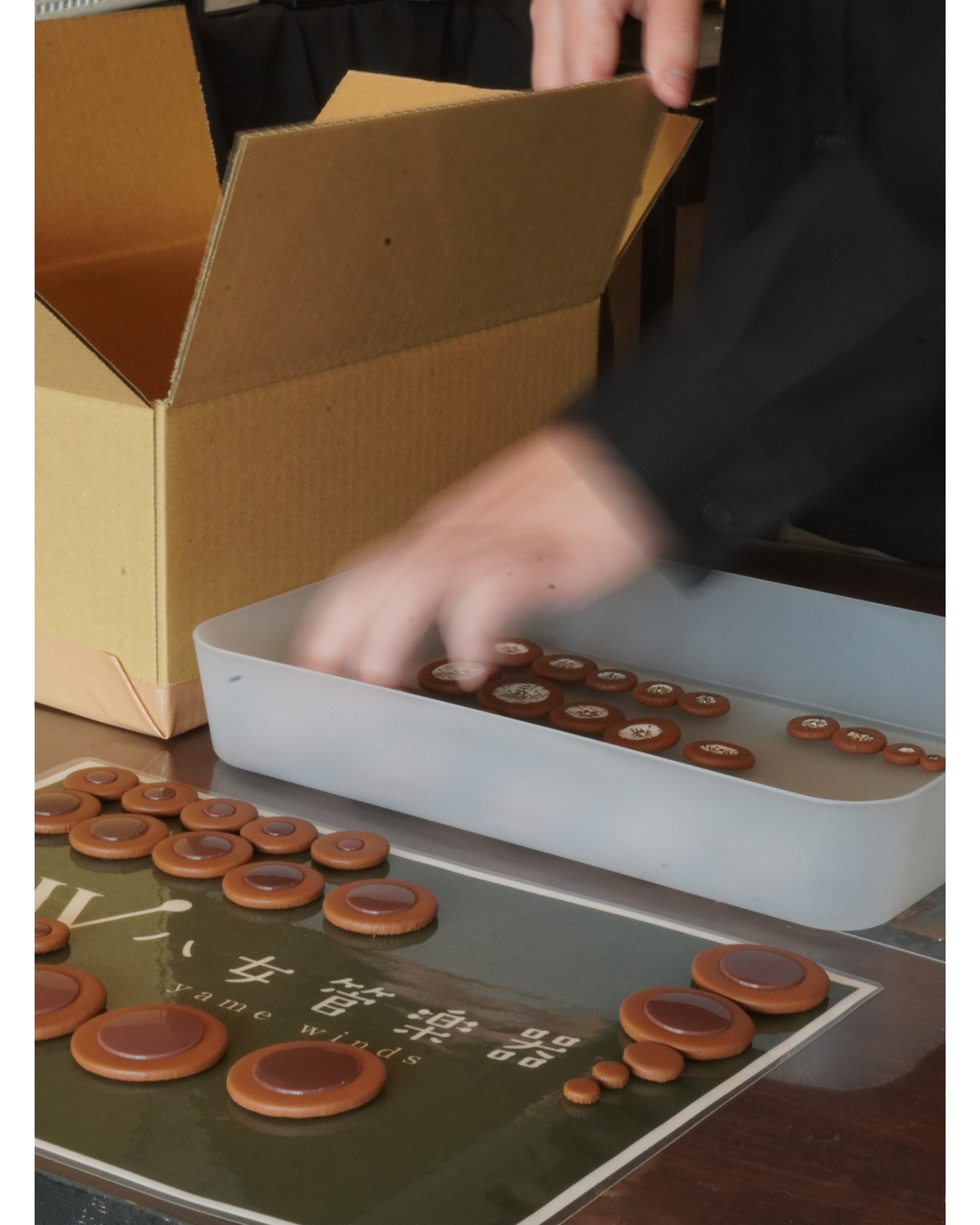 📦やめかんパッド、発送前のひとコマ。