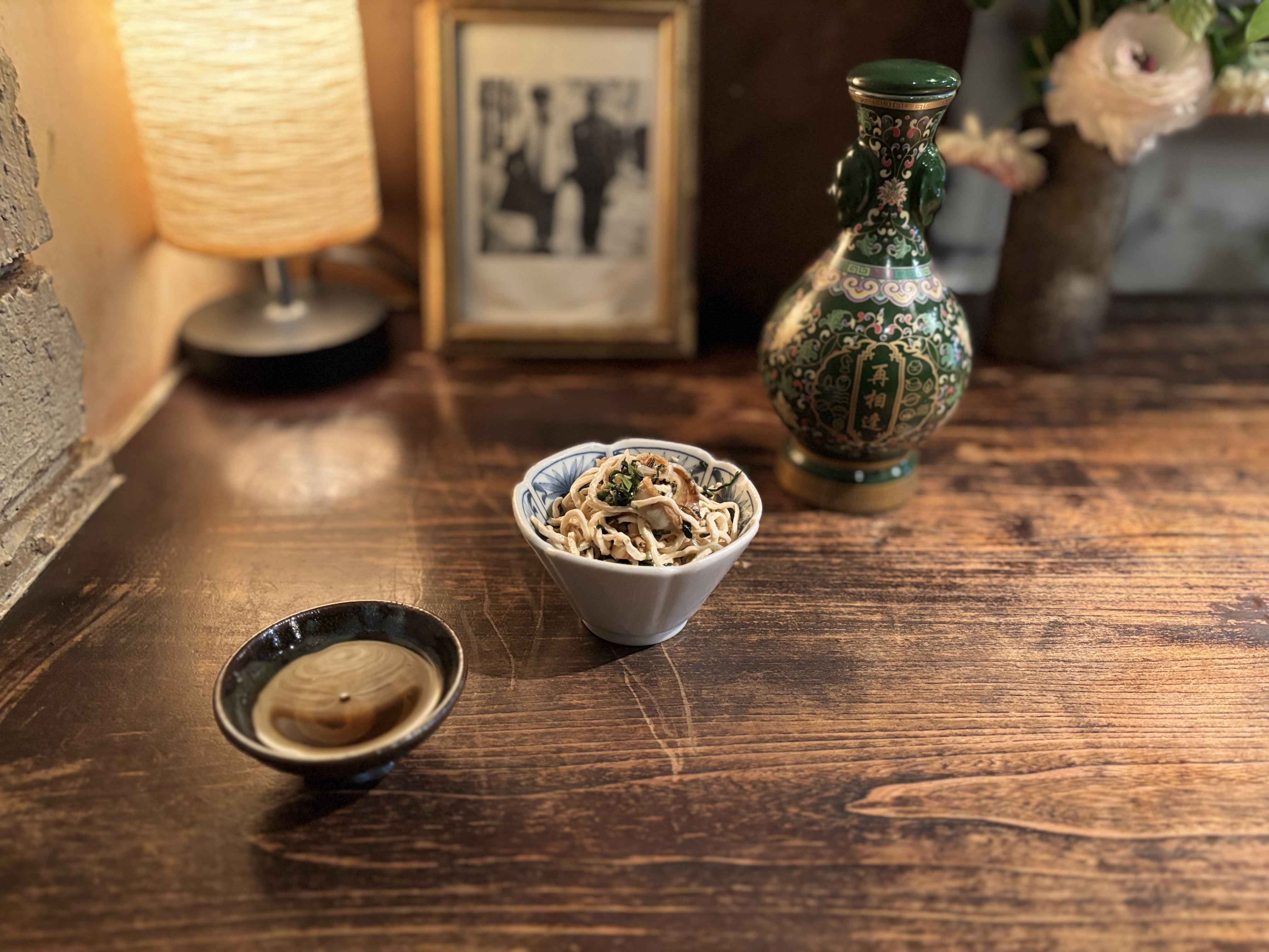 酒白白的"下酒菜" | 豆腐干 じゃこと帆立の貝ひも青山椒和え