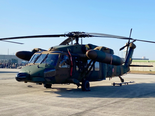 自衛隊のヘリコプター心配です