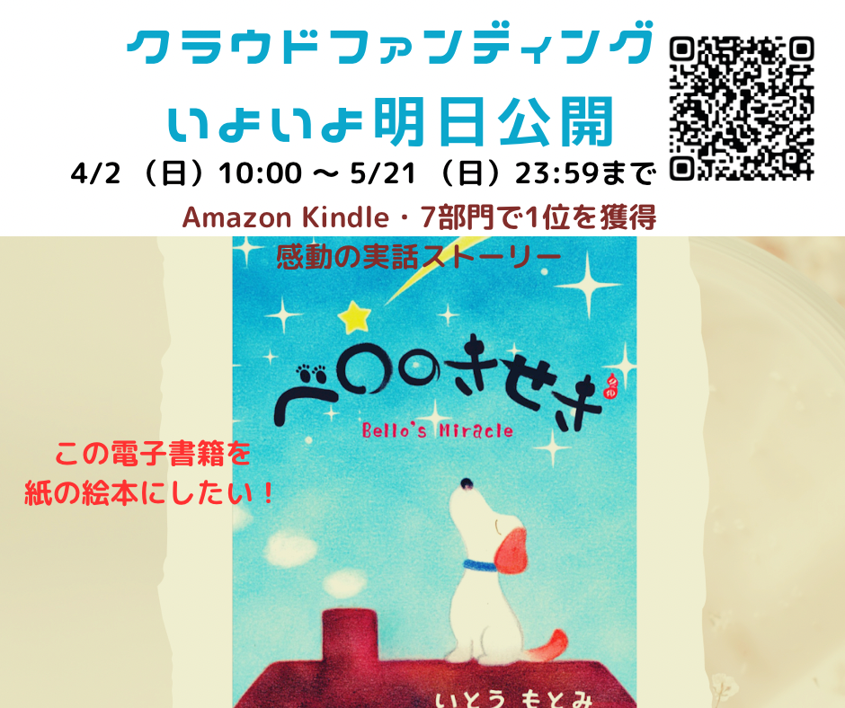 クラウドファンディング、いよいよ明日公開！
