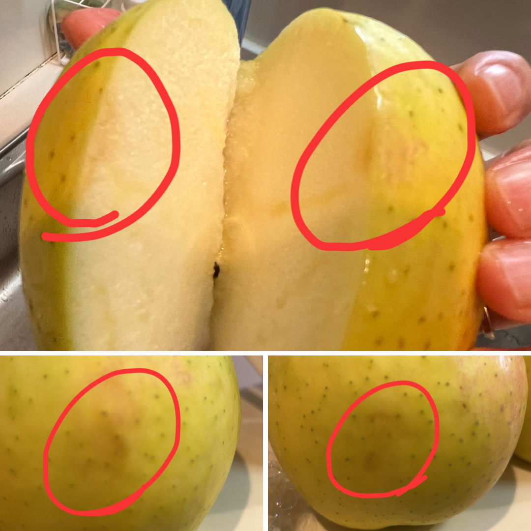 果物の打撲について