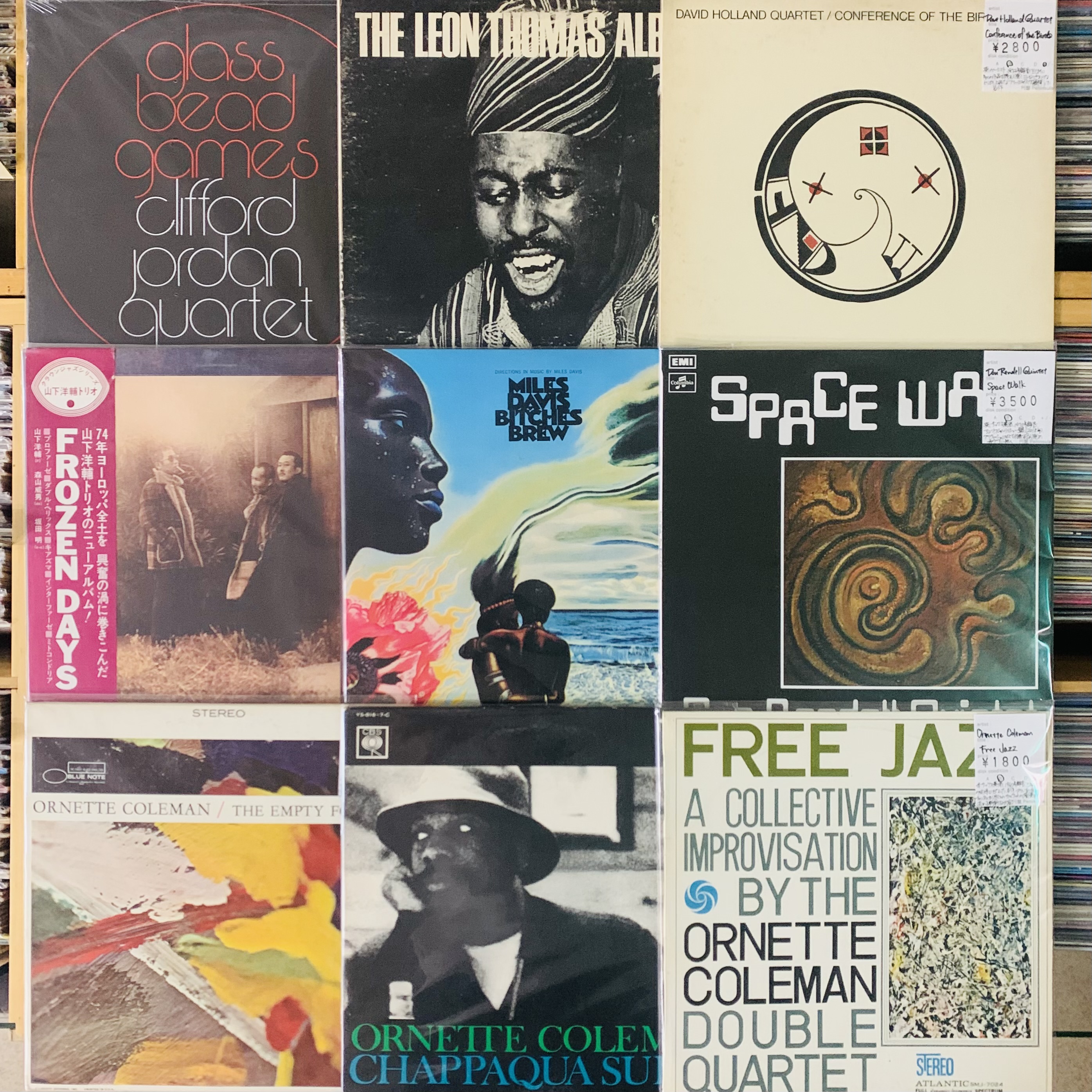 9月4週目 新入荷 レコード アヴァンギャルドジャズ アイドル 単色刷り洋楽EP