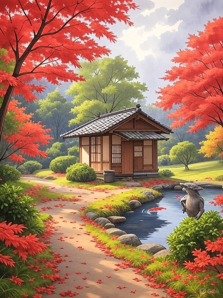 秋分の日、静かなる日本の調べ秋分の日