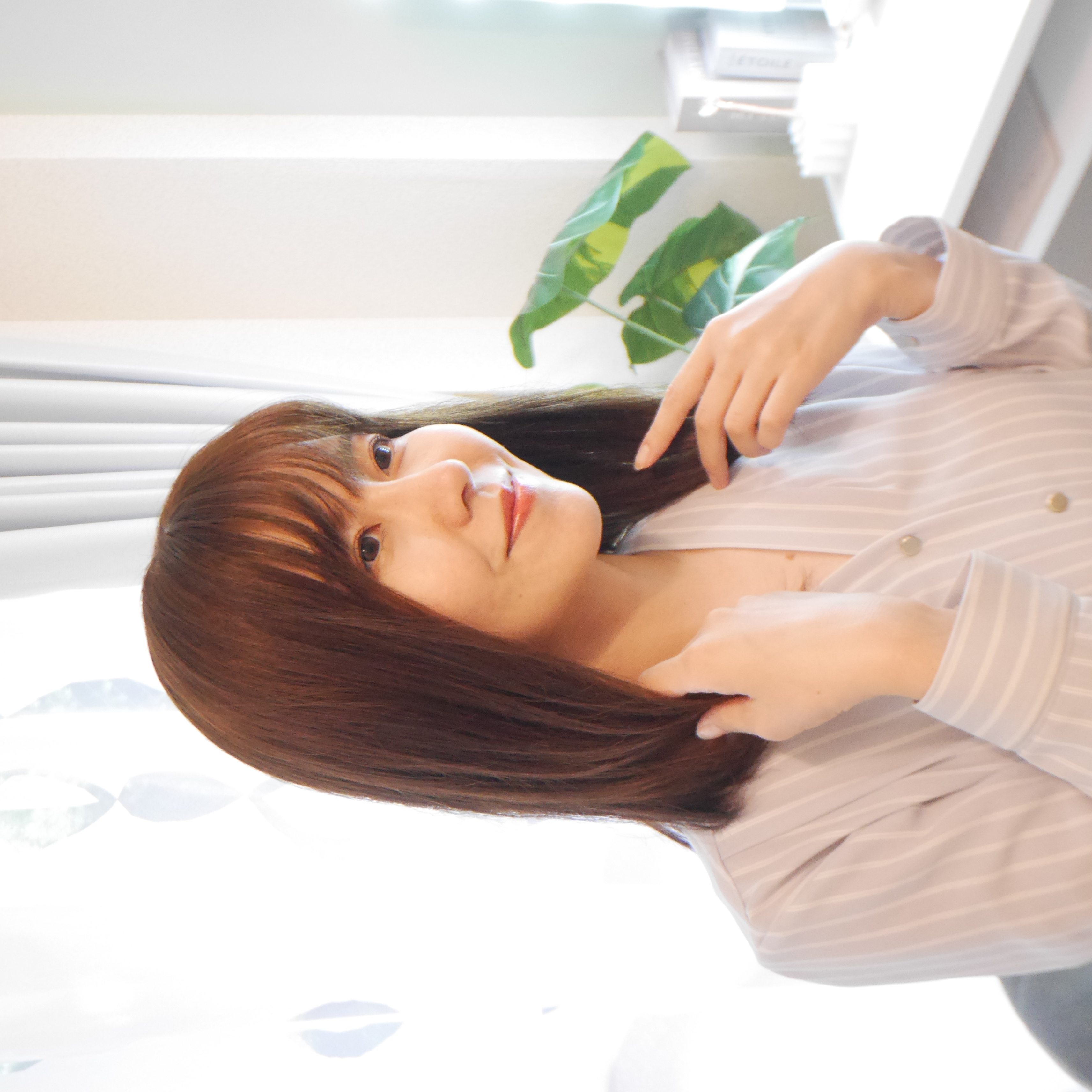 モデルのゆかさんに当店のウィッグをご着用いただきました！