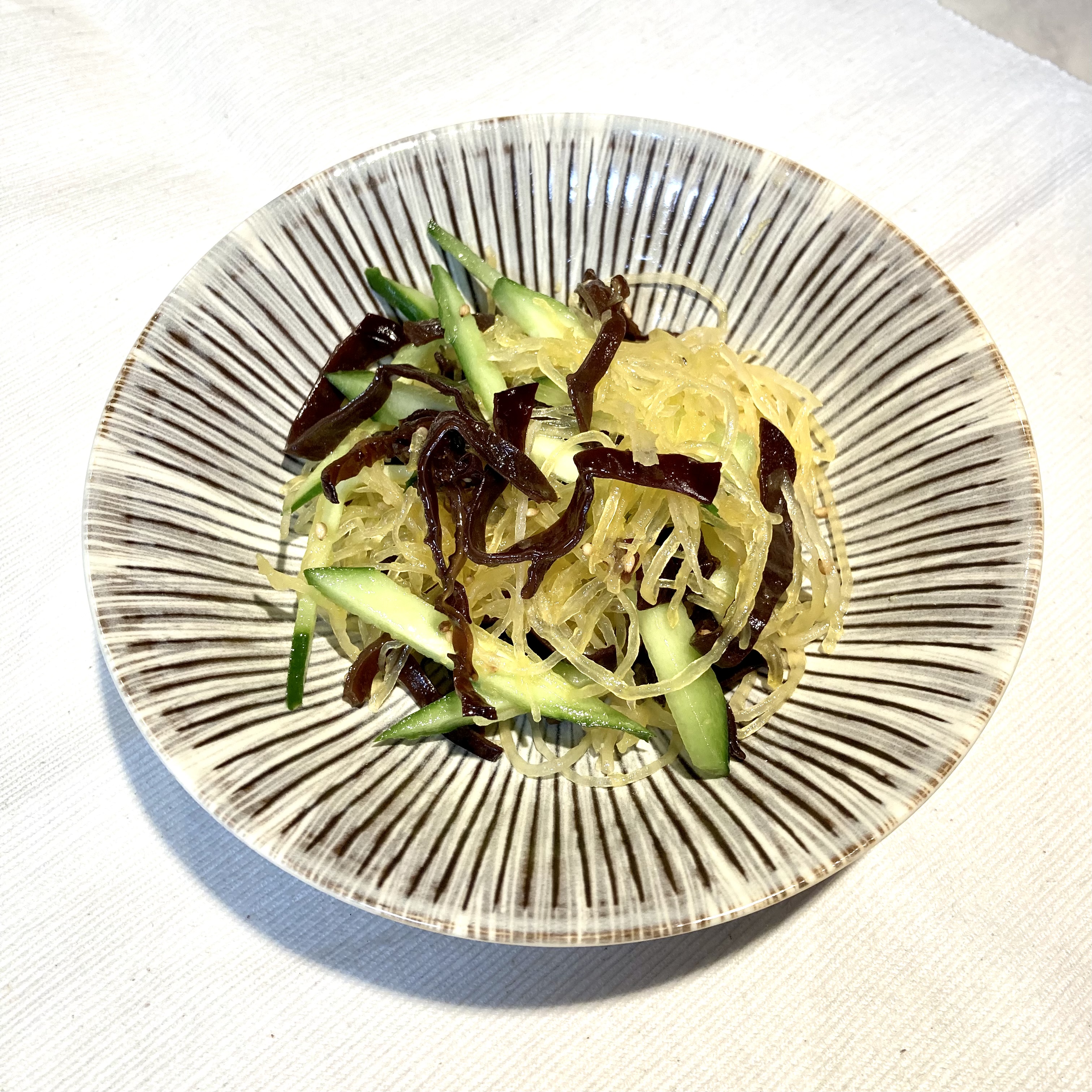 [レシピ_#4] そうめんカボチャの酢の物
