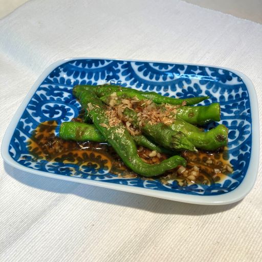 [レシピ_#2] 甘長とうがらしの蒸し焼き