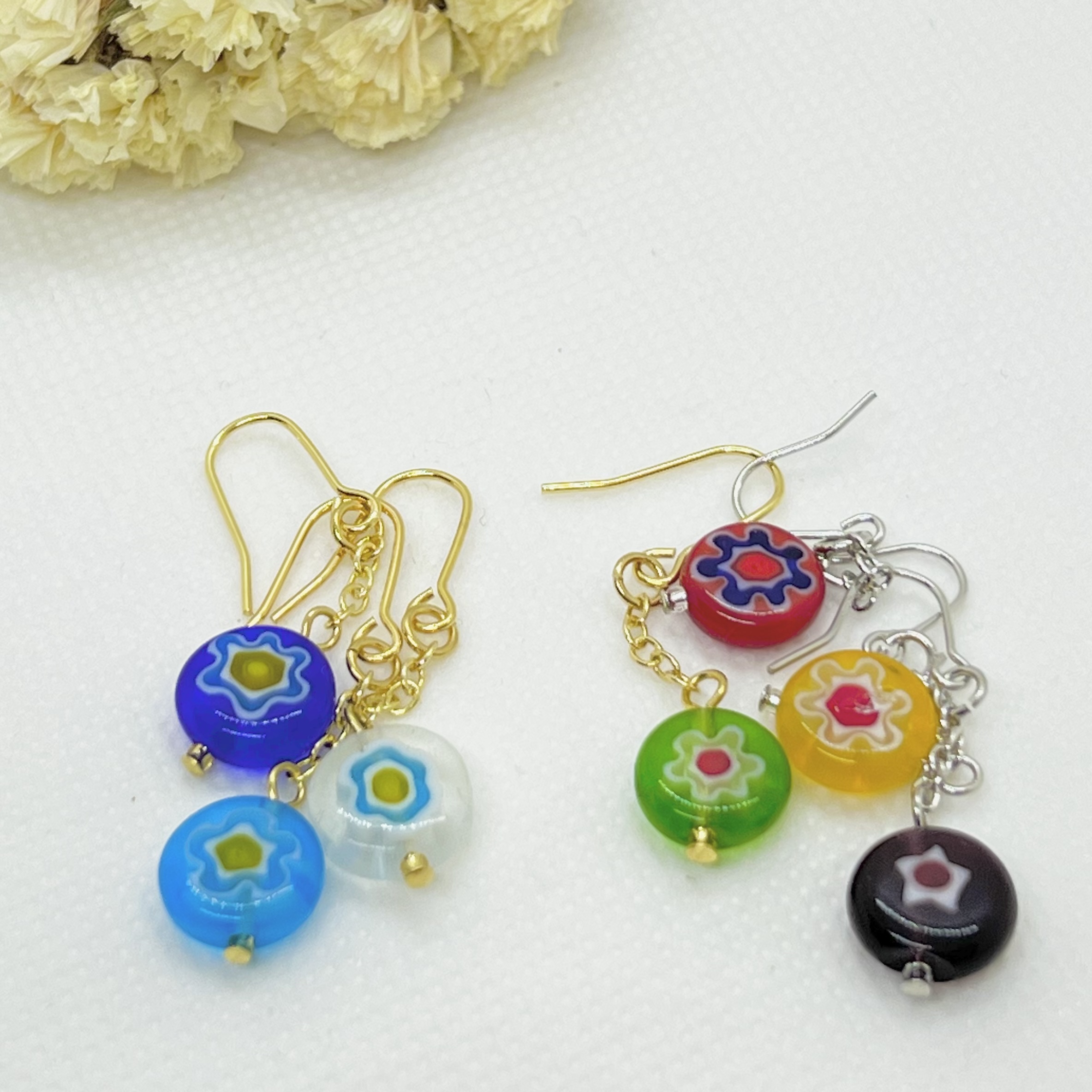 ミルフィオリビーズ見てて飽きないです!