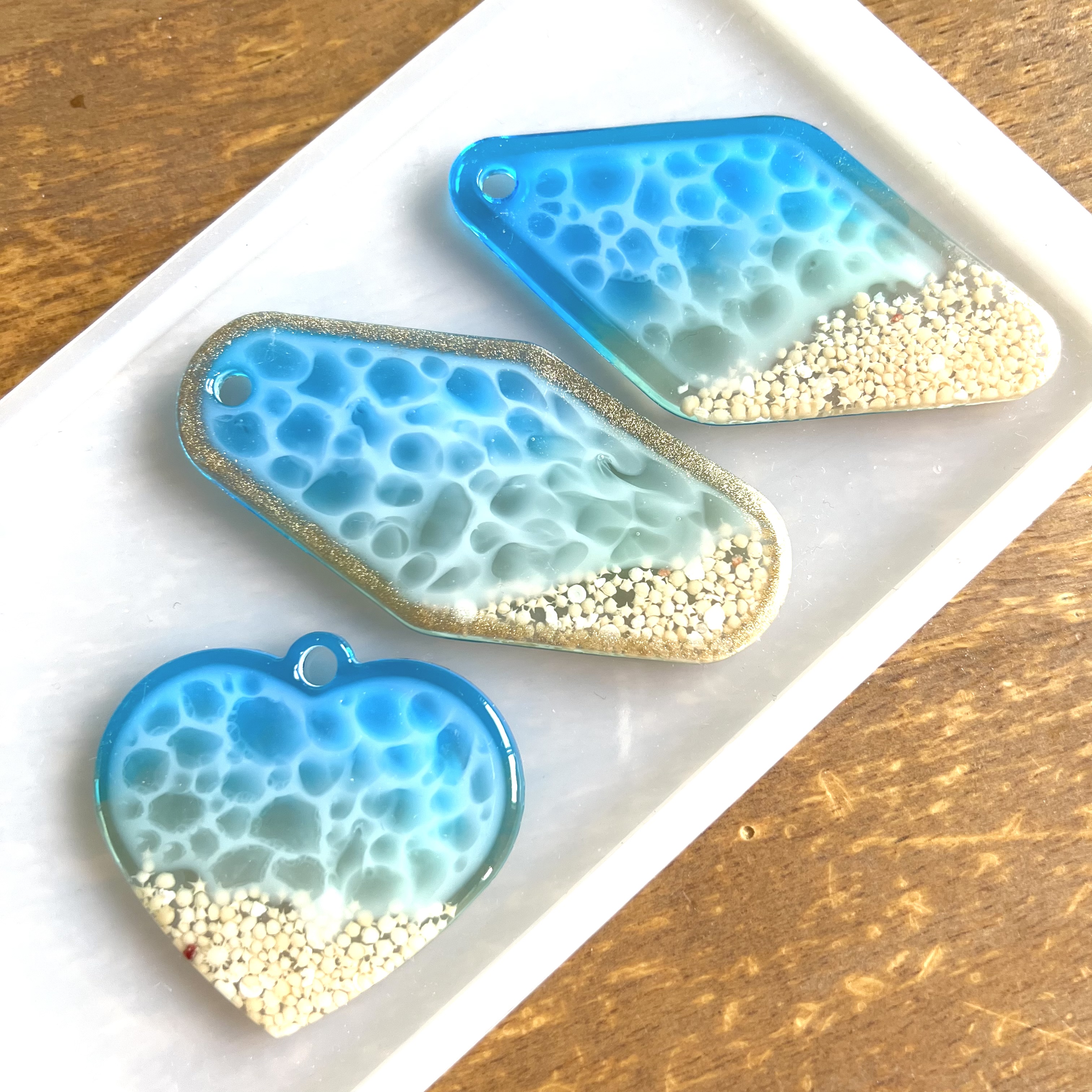 レジン 海塗りの練習