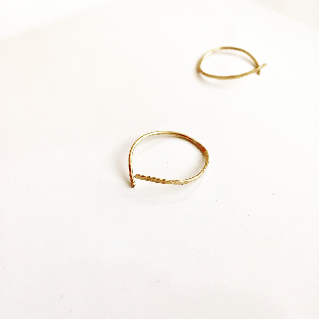 18K  Gold earring *⁺∗˚ ⋆:.✧