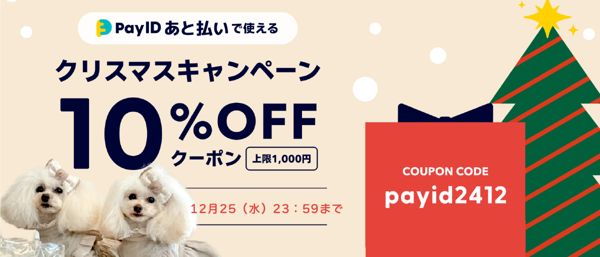 【ワンデーズお得情報】クリスマス10％OFFクーポン配布中♪（配布終了いたしました）