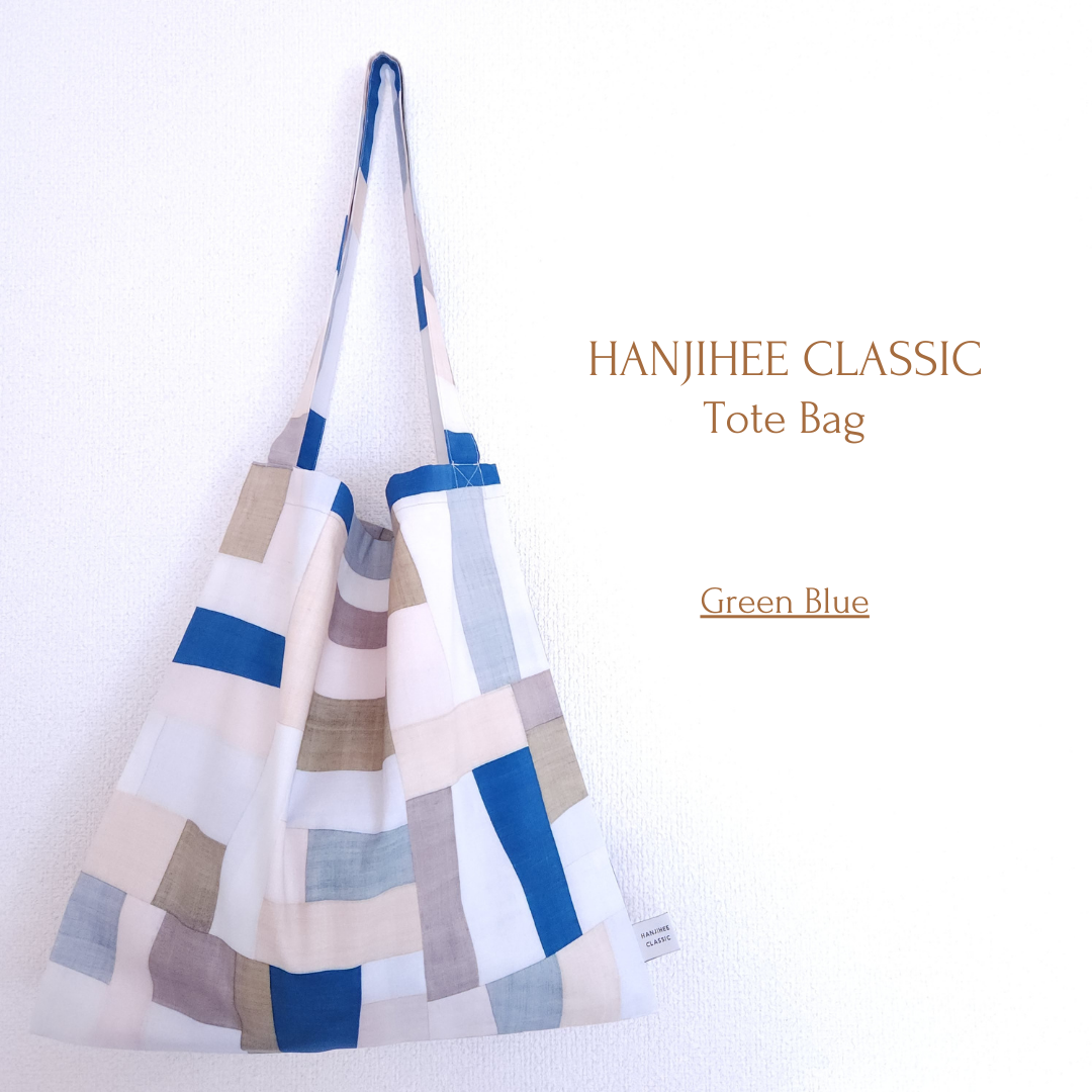 HANJIHEE CLASSICのトートバッグにグリーンブルーが新規入荷！