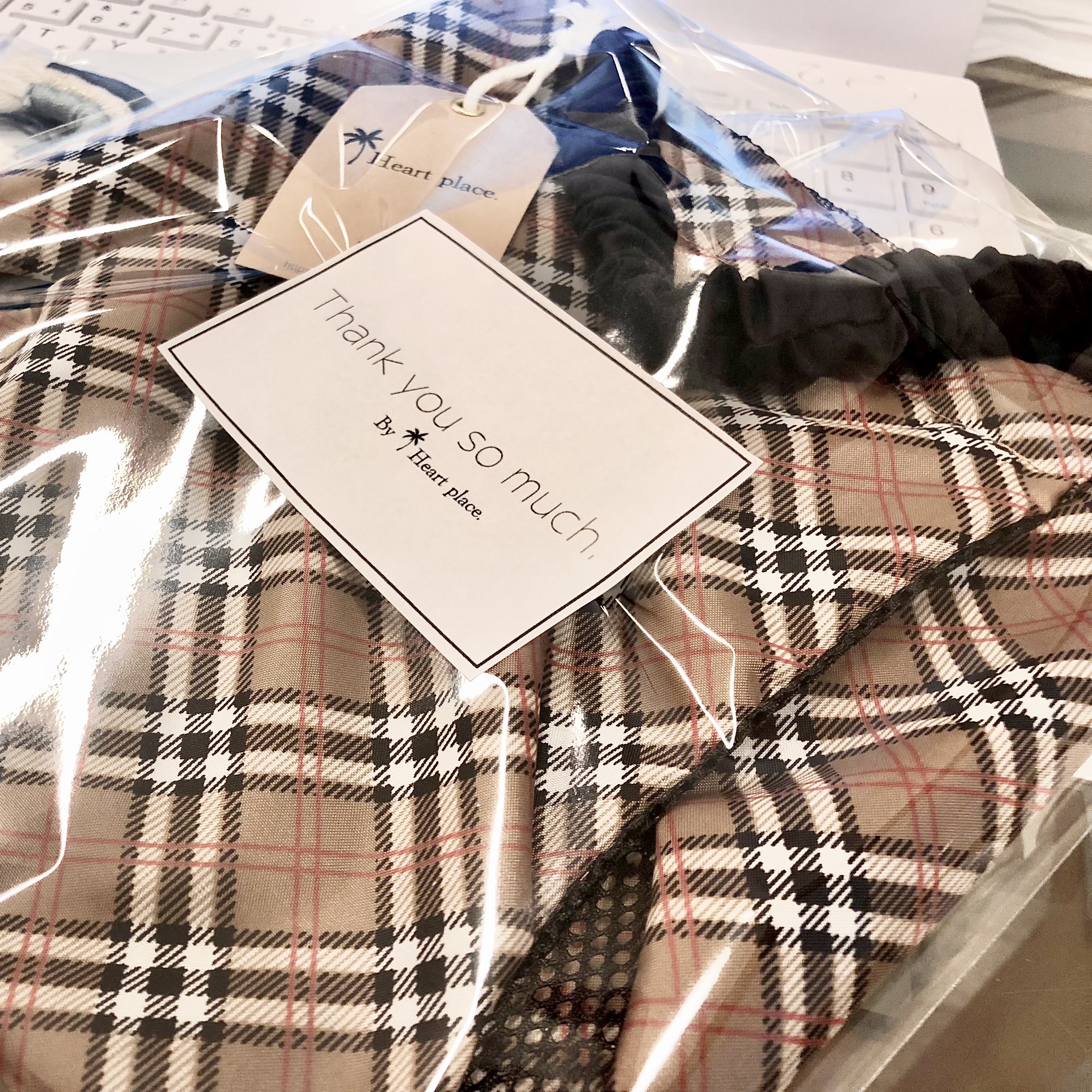 男の子用エプロン制作中*