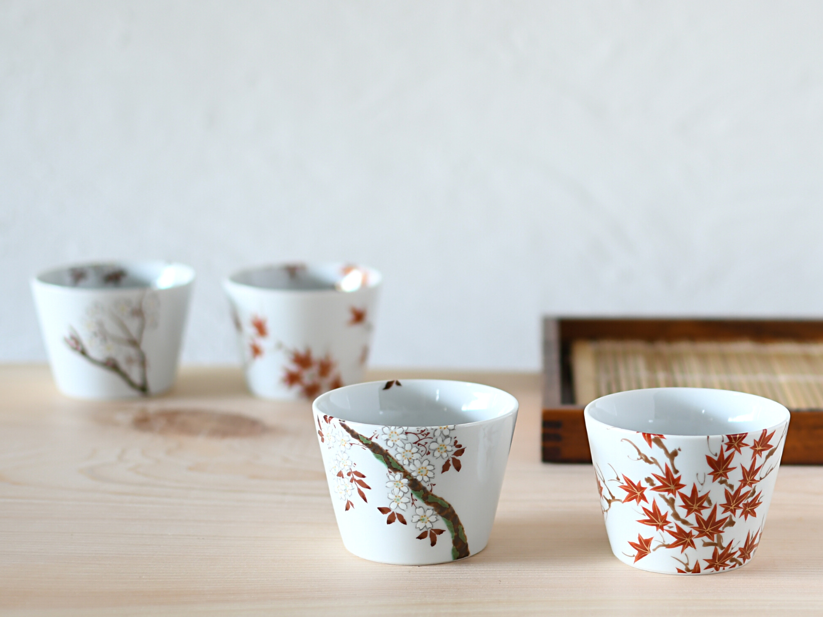 2023新作 福泉窯 × ARITAYAKI-STORE 第三弾　錦春秋マルチカップ