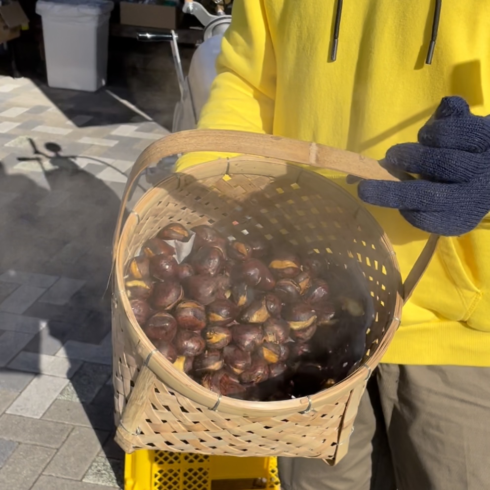 11月3日　織部の里× 焼栗🌰