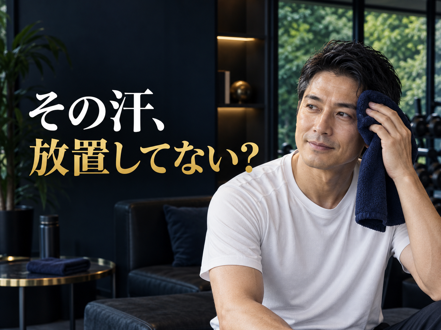 運動後の汗、そのままにしてない?9月のメンズ肌ケア
