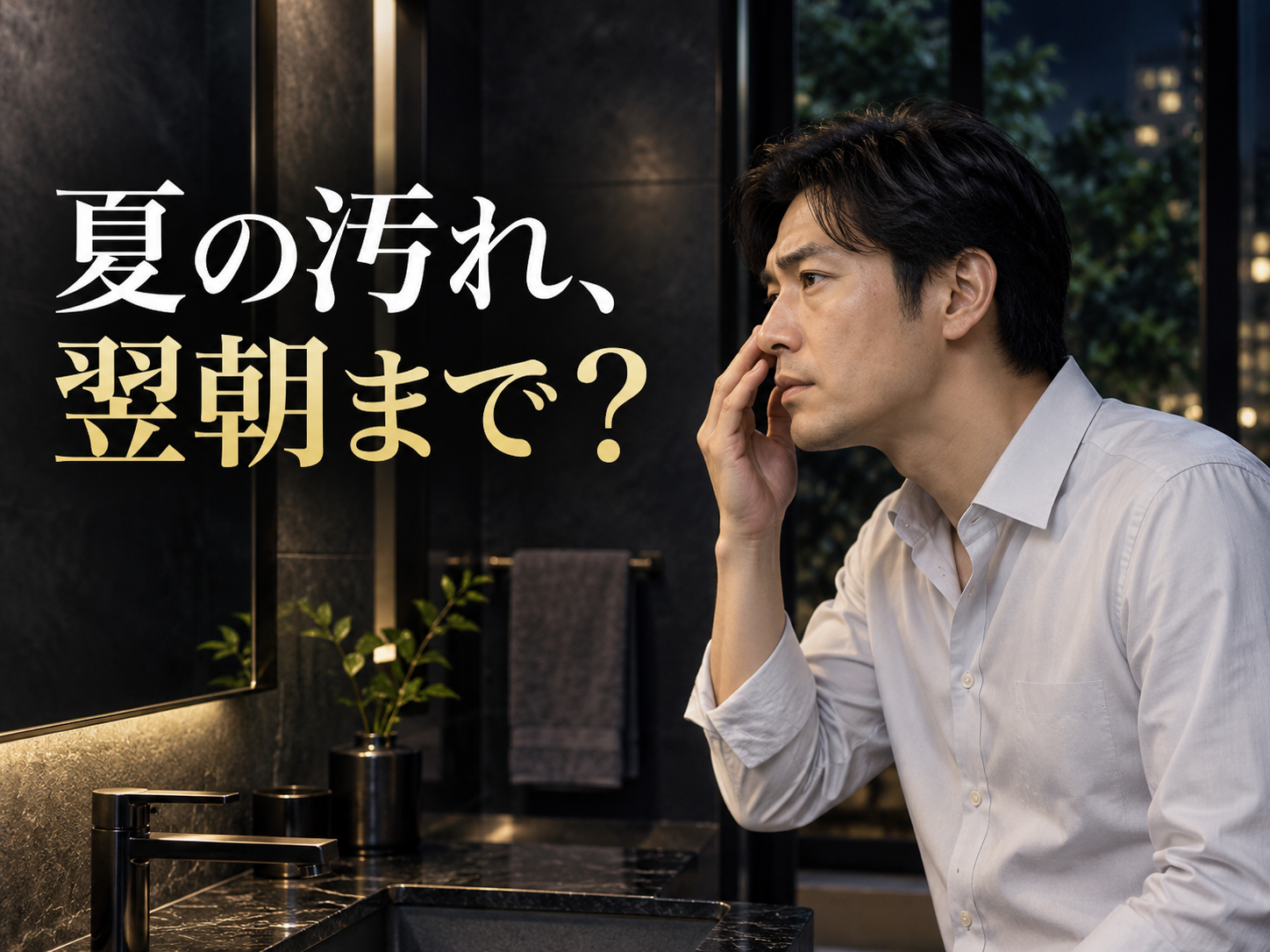 秋も油断禁物!日中の汚れを夜まで残していませんか?