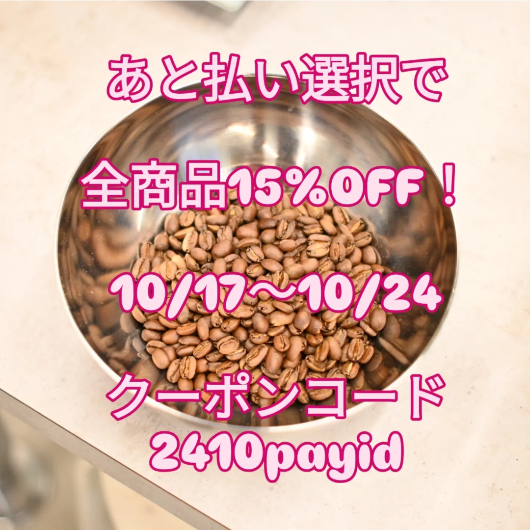 あと払い選択て15%OFF✨️