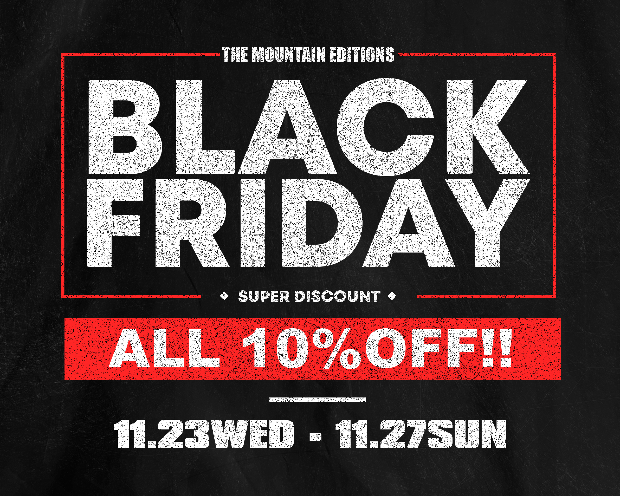 BLACK FRIDAY SALE!!