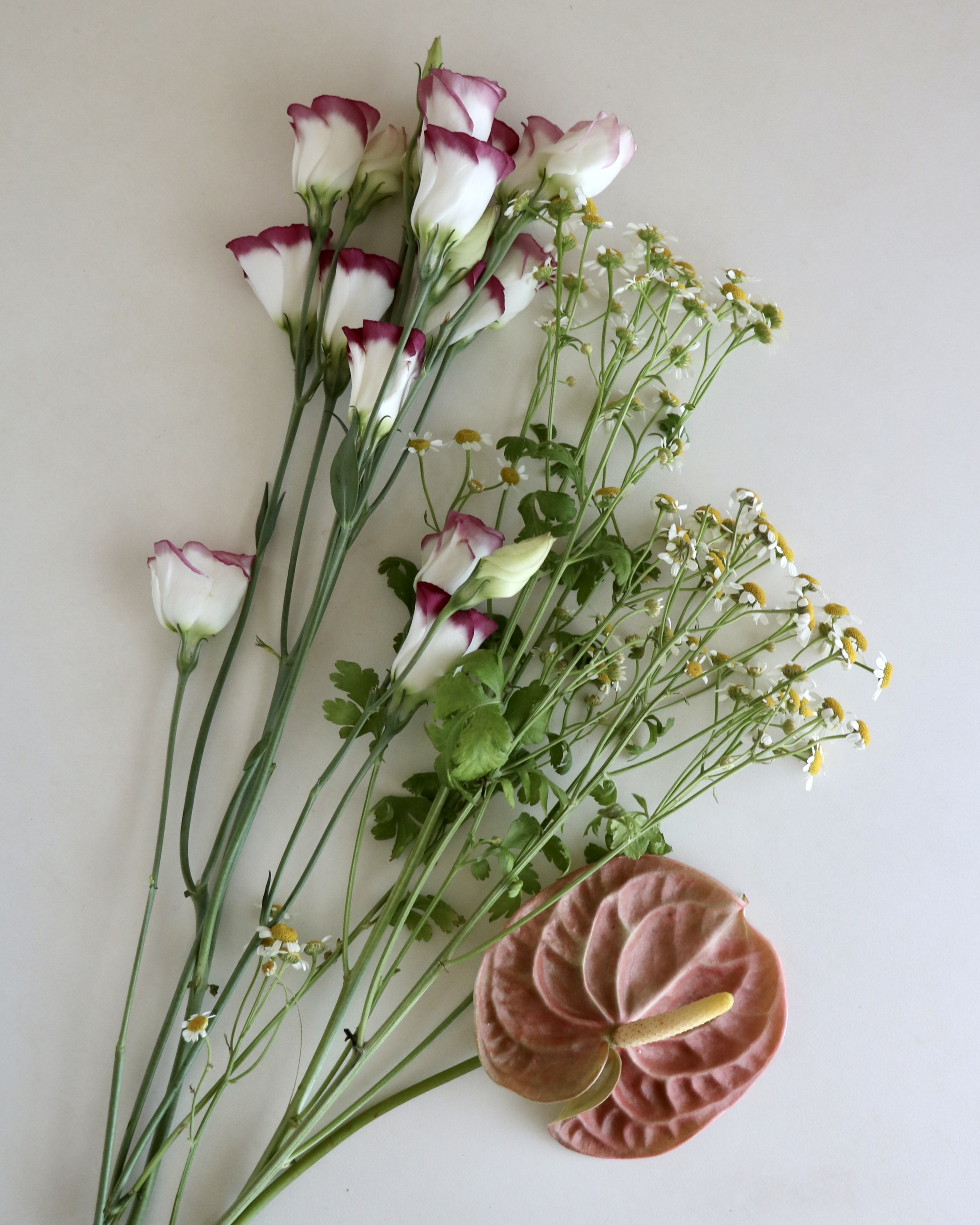 お花と花瓶のコーディネート