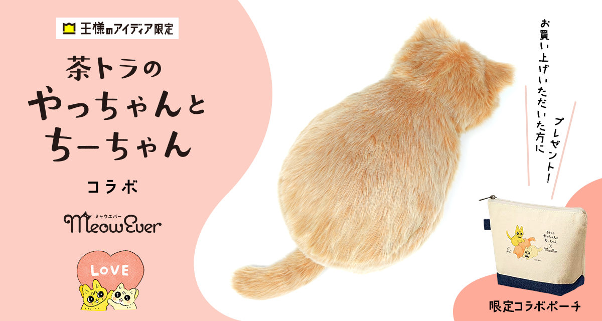 新色ミャウエバー発売記念！ Twitterで大人気の「茶トラのやっちゃん」コラボ企画
