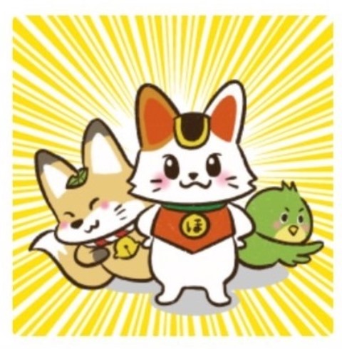 ほら猫とキツネとメジロちゃん のLINEスタンプ 販売中