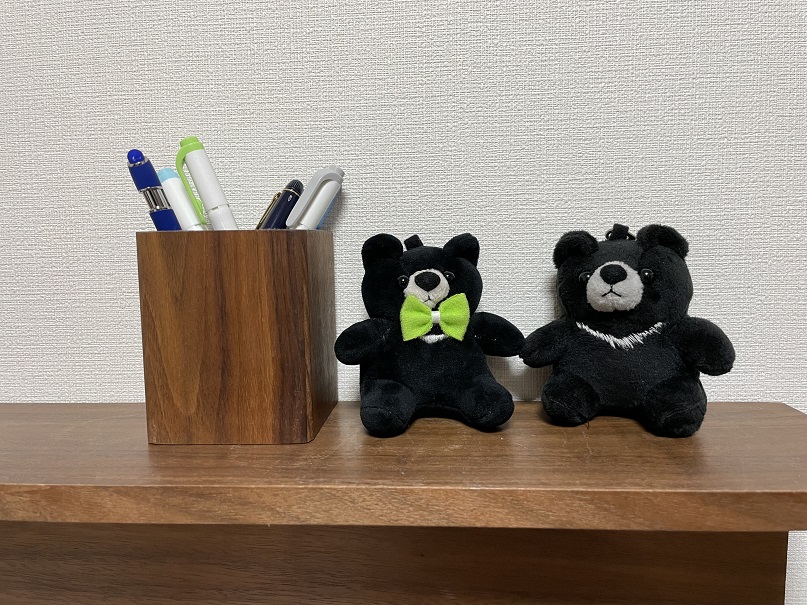 ツキノワグマ。来月にはぬいぐるみと型紙の販売開始予定です(b・ω・d)イｪｧ♪